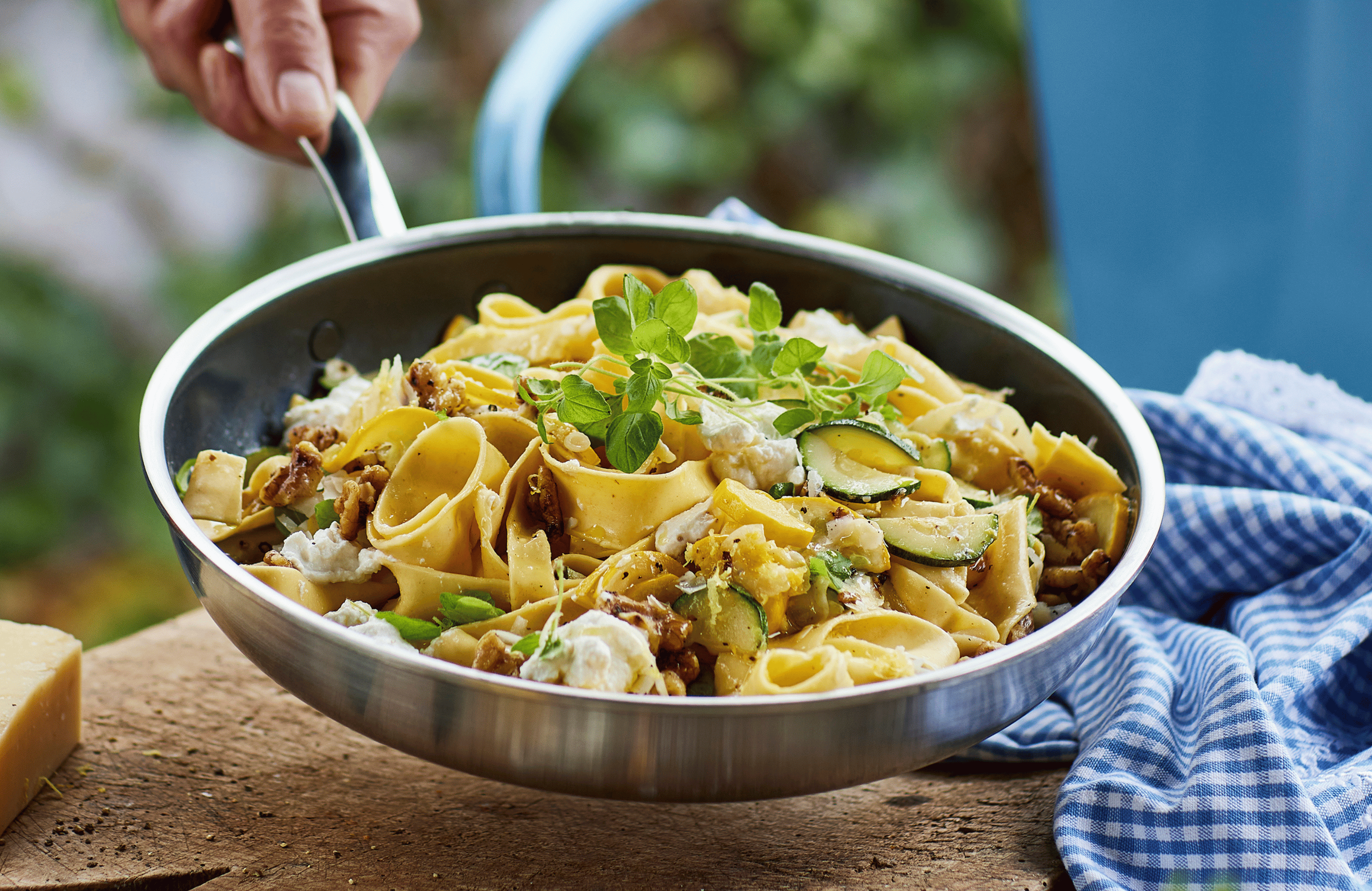 Opskrift: Pasta i panden