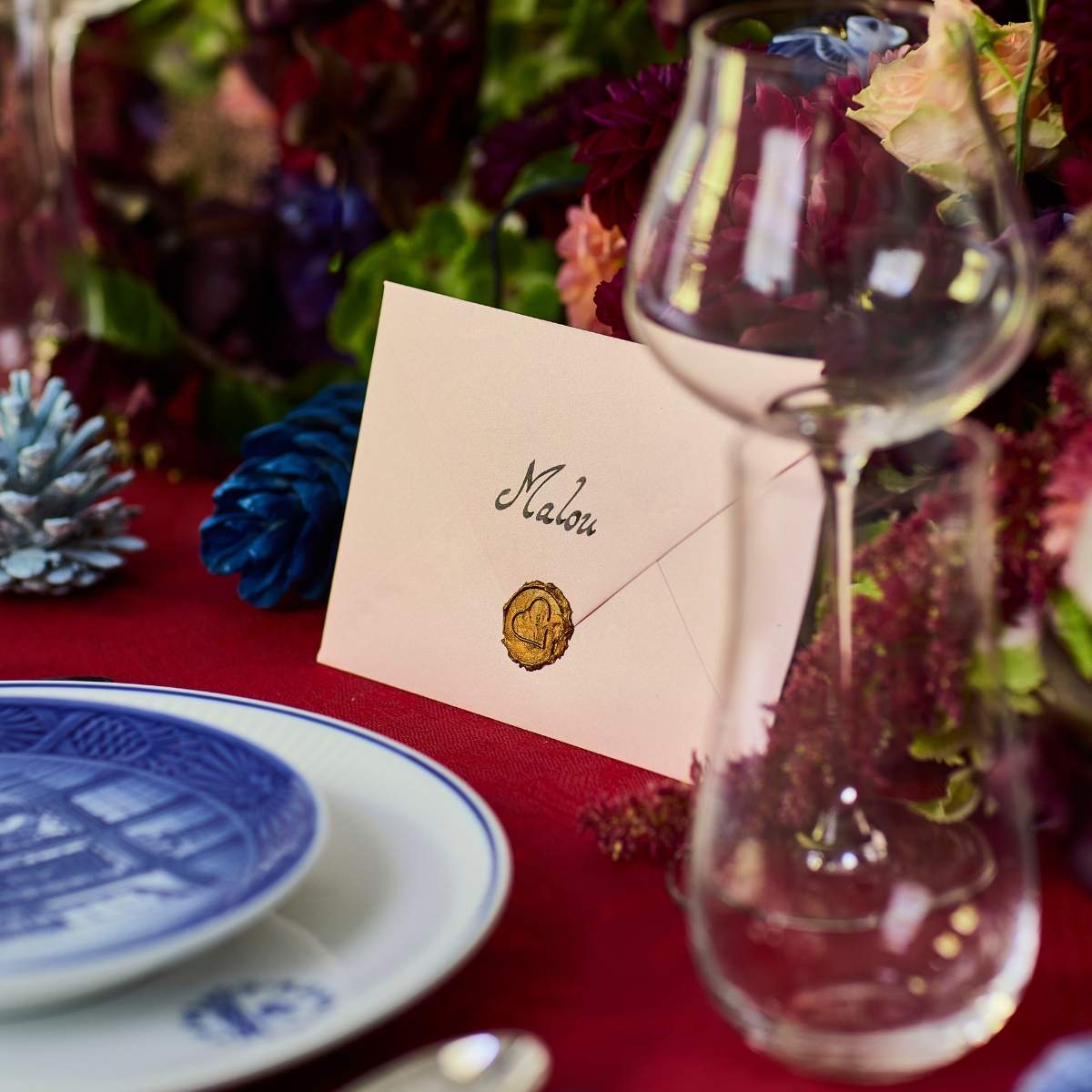 juleborddækning sløjfe