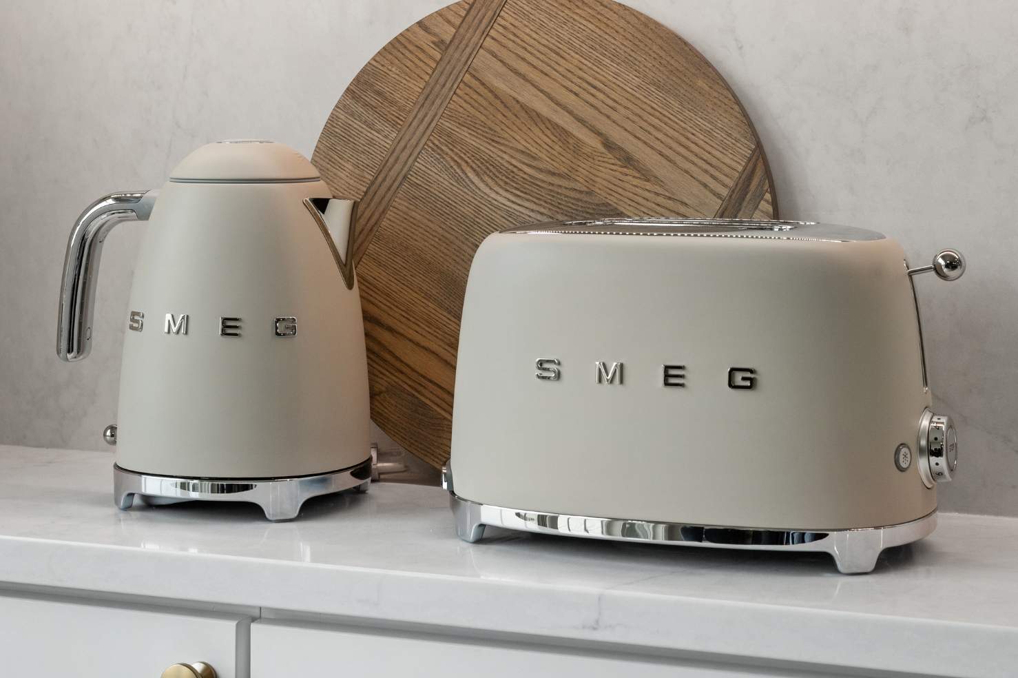 Smeg brødrister og elkedel