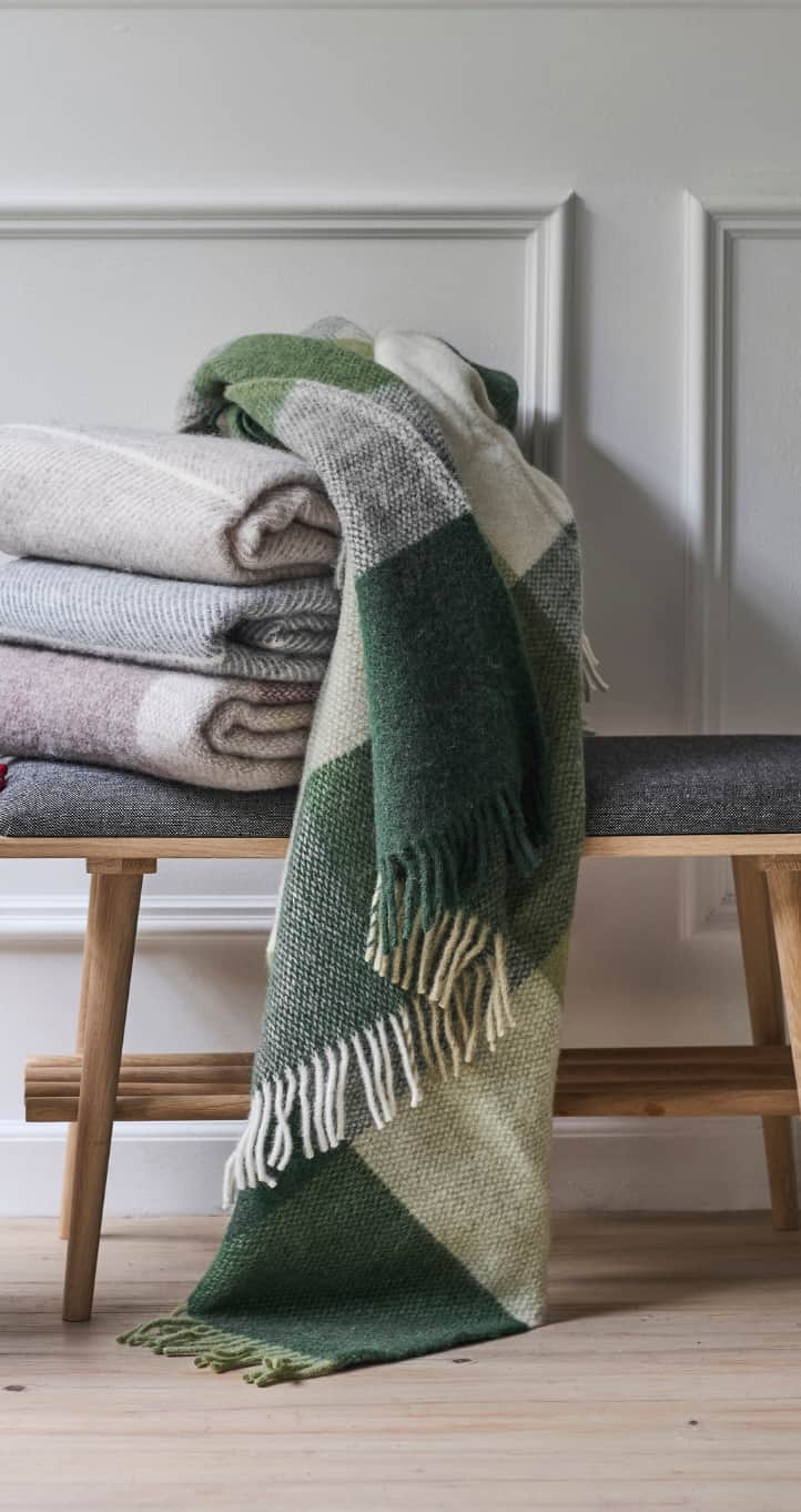 Rosenhills Væveri Alma Uldplaid