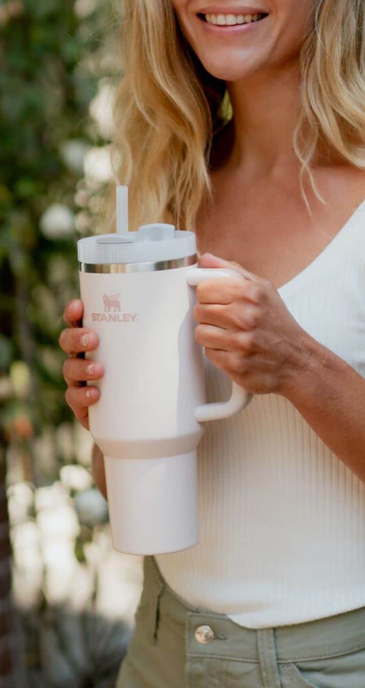 Stanley quencher drikkedunk i rose quartz