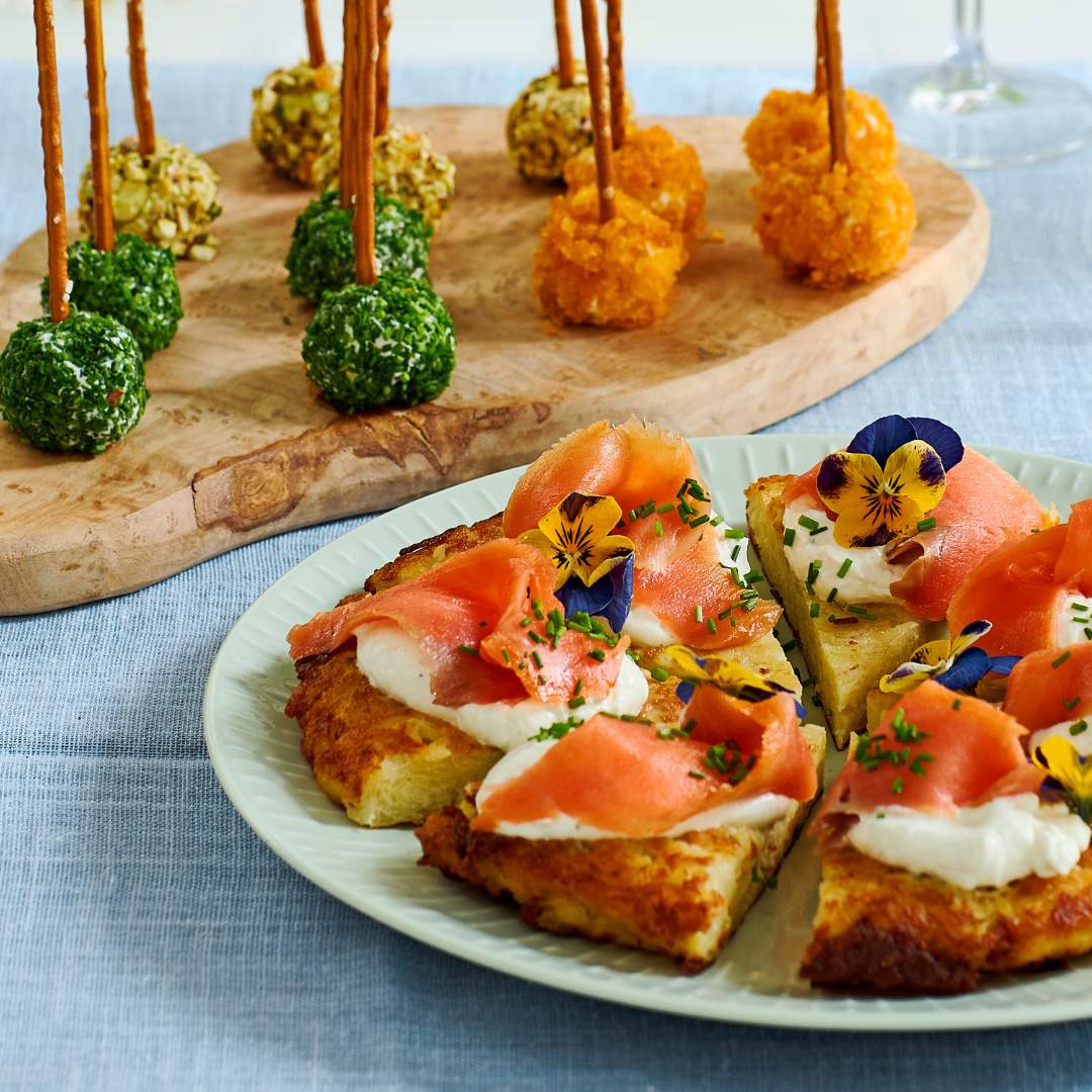 velkomst snacks ideer