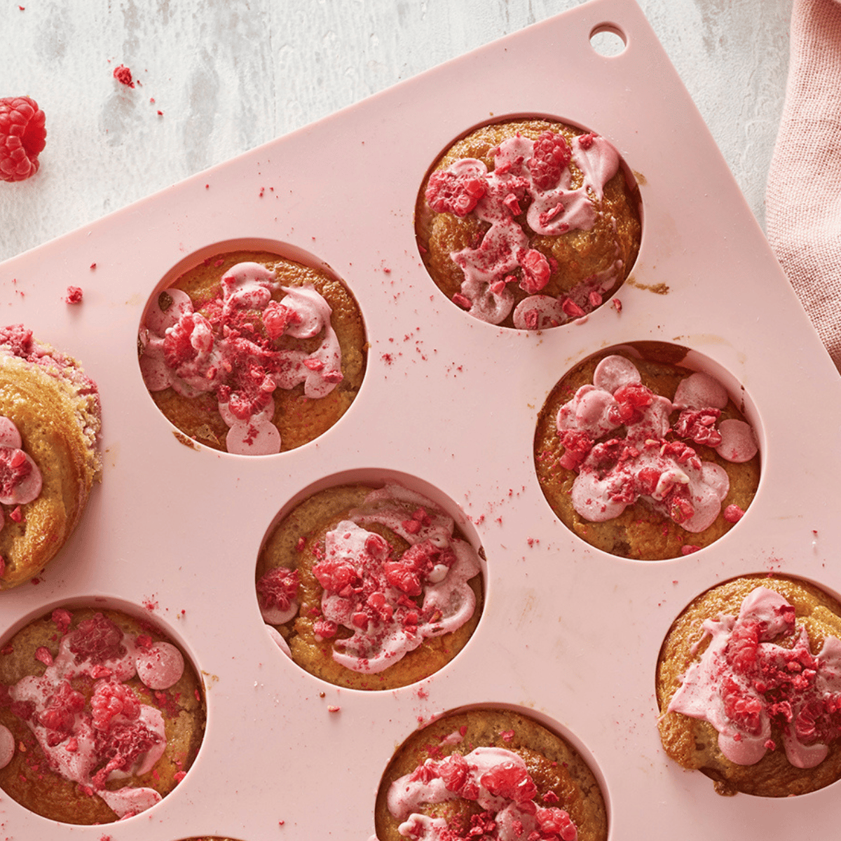 hindbærmuffins opskrift