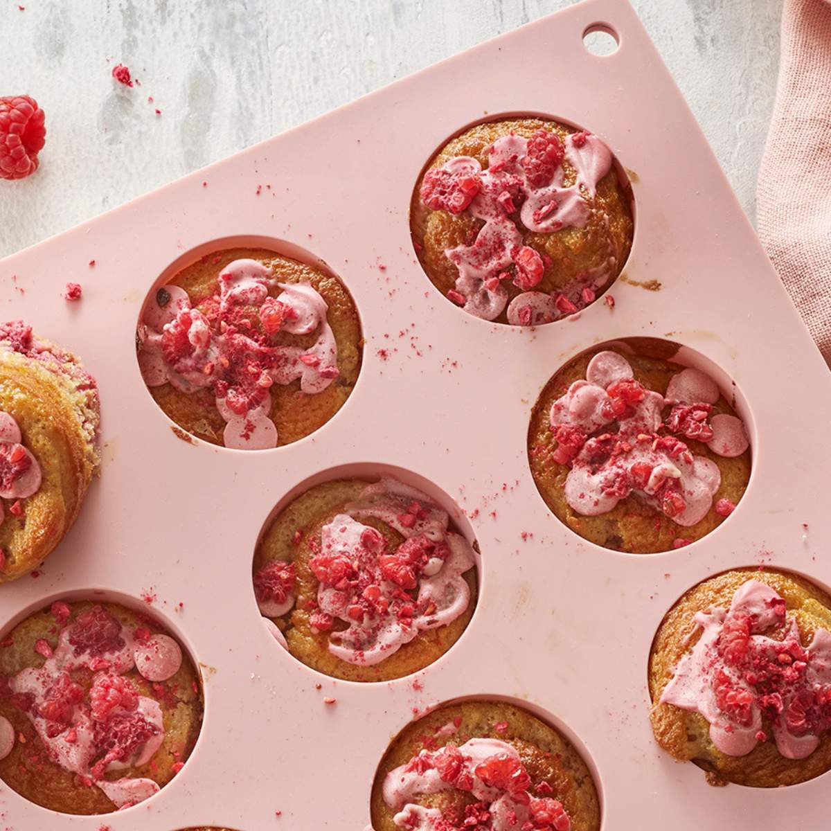 hindbærmuffins opskrift