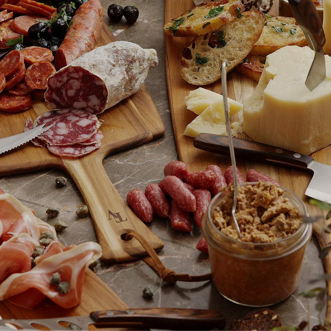 tapas på bræt