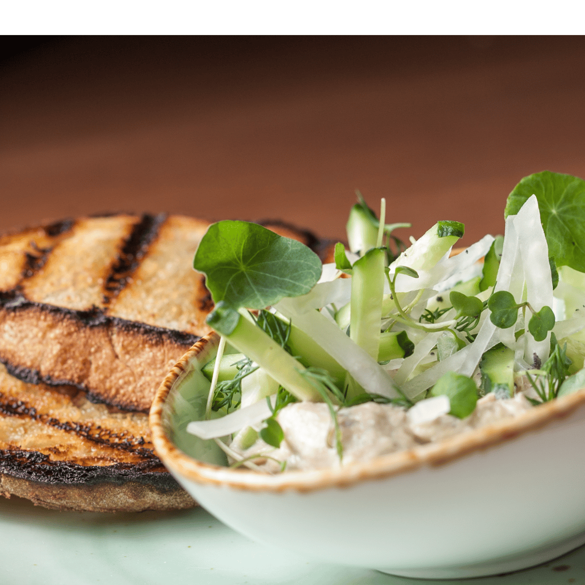 Lakserillette med fennikelsalat