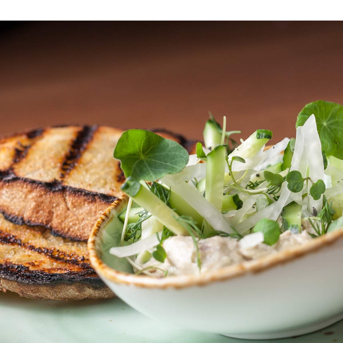 Lakserillette med fennikelsalat