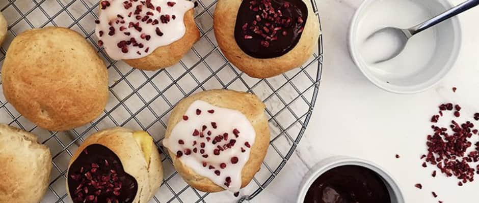 Klassiske fastelavnsboller med creme
