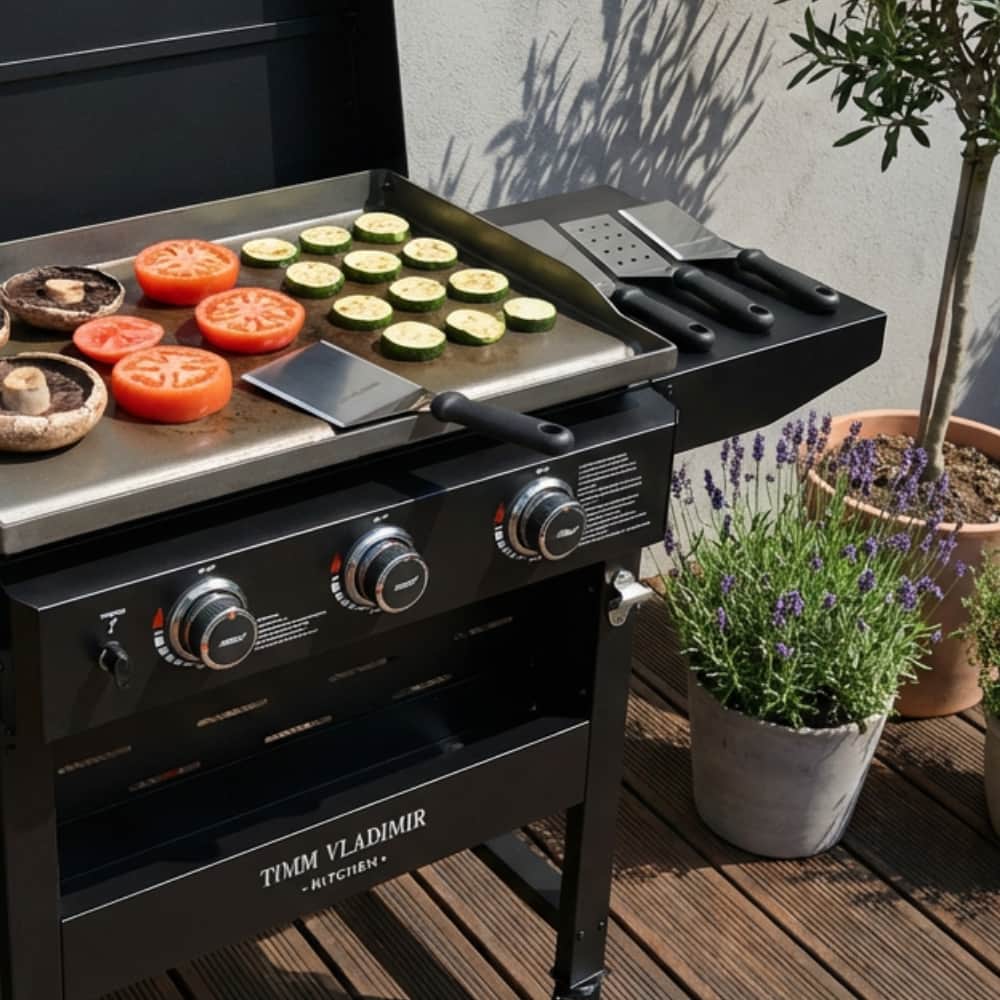 plancha grill klargøring