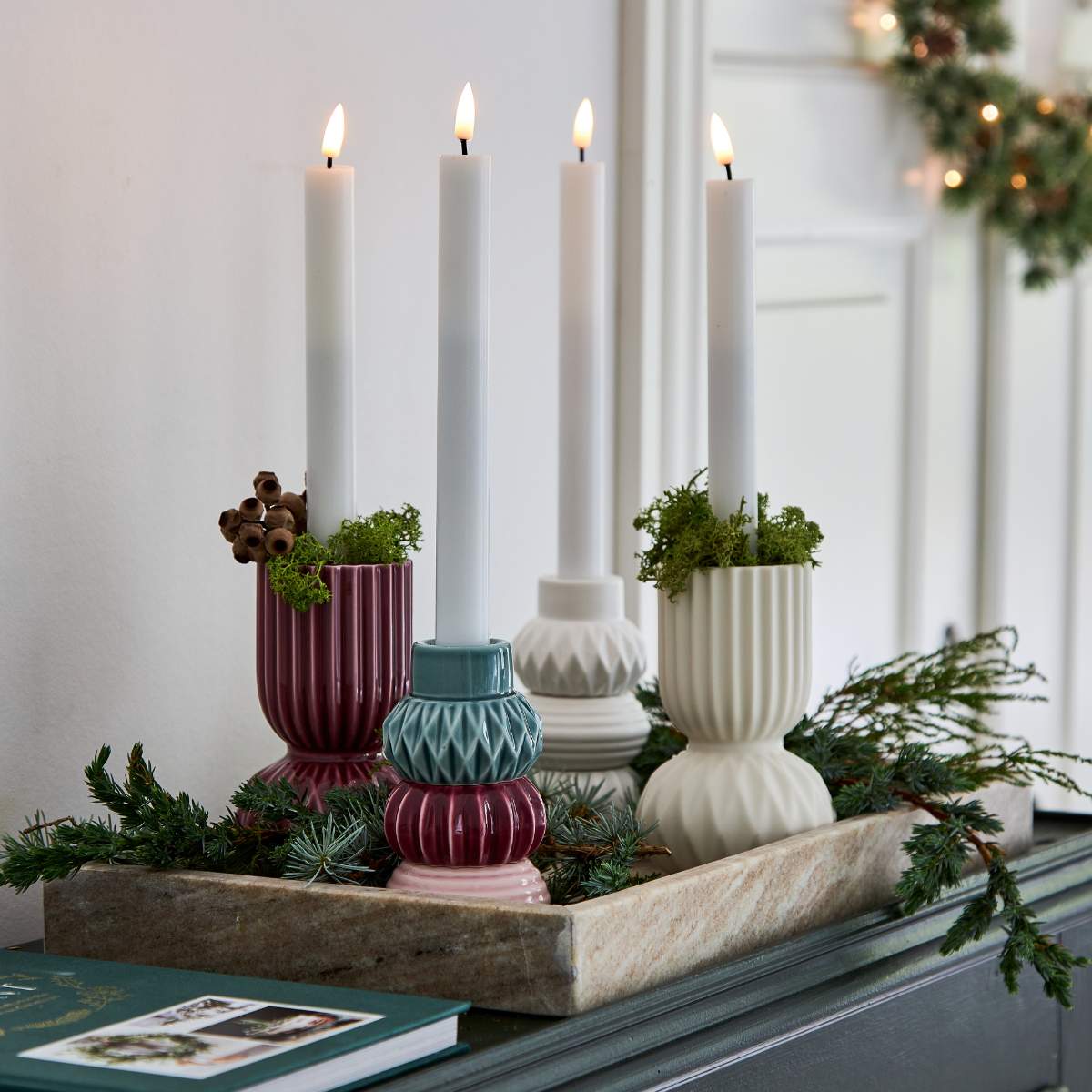 adventskrans lysestager