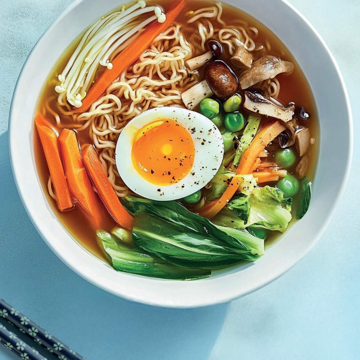 Ramen suppe opskrift
