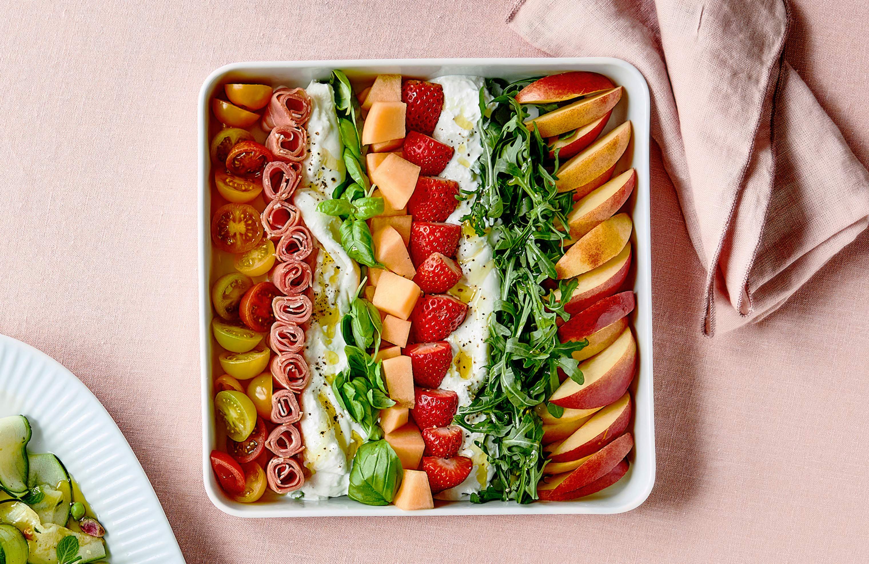 Sommersalat med burrata