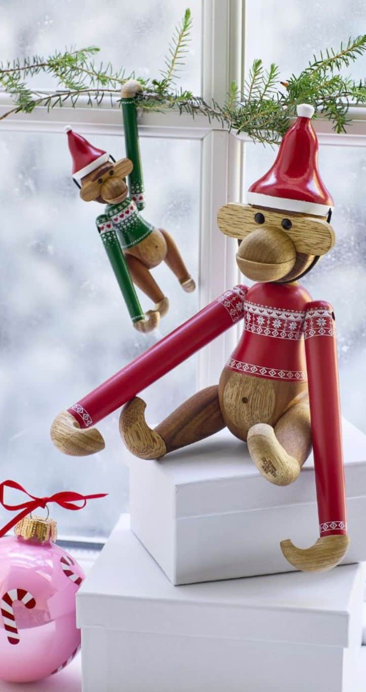 Kay Bojesen aber med juletrøjer