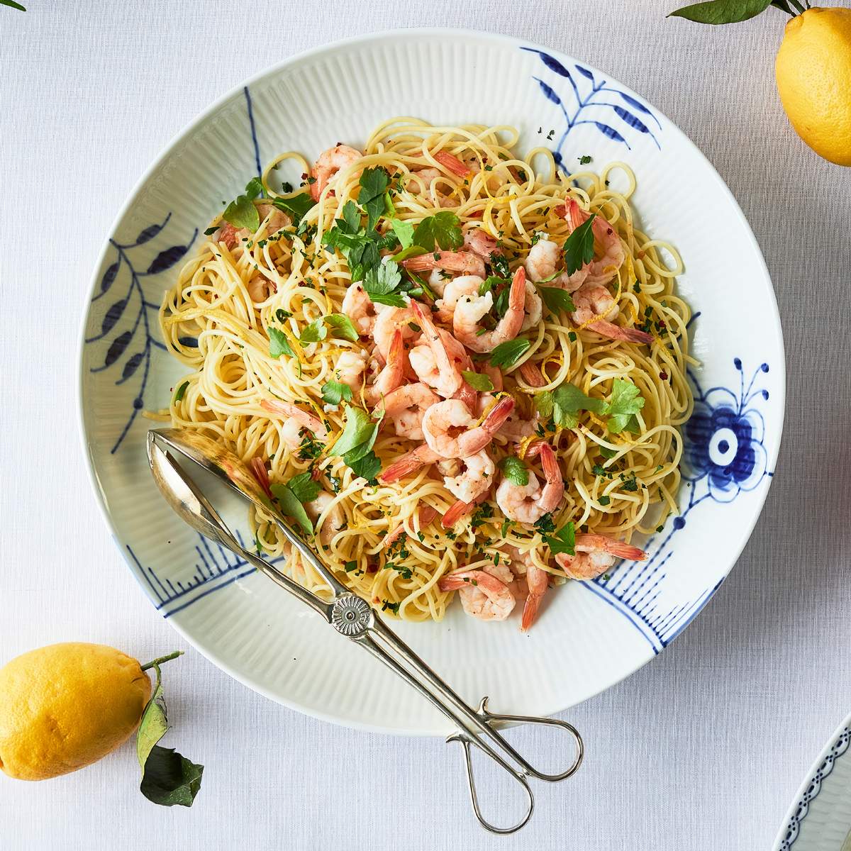pasta med hvidløg