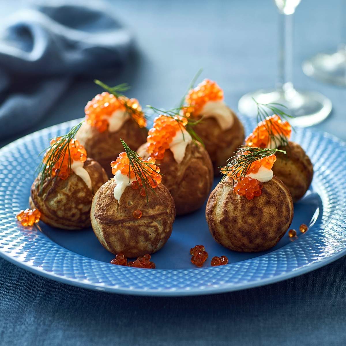 æbleskiver med fyld