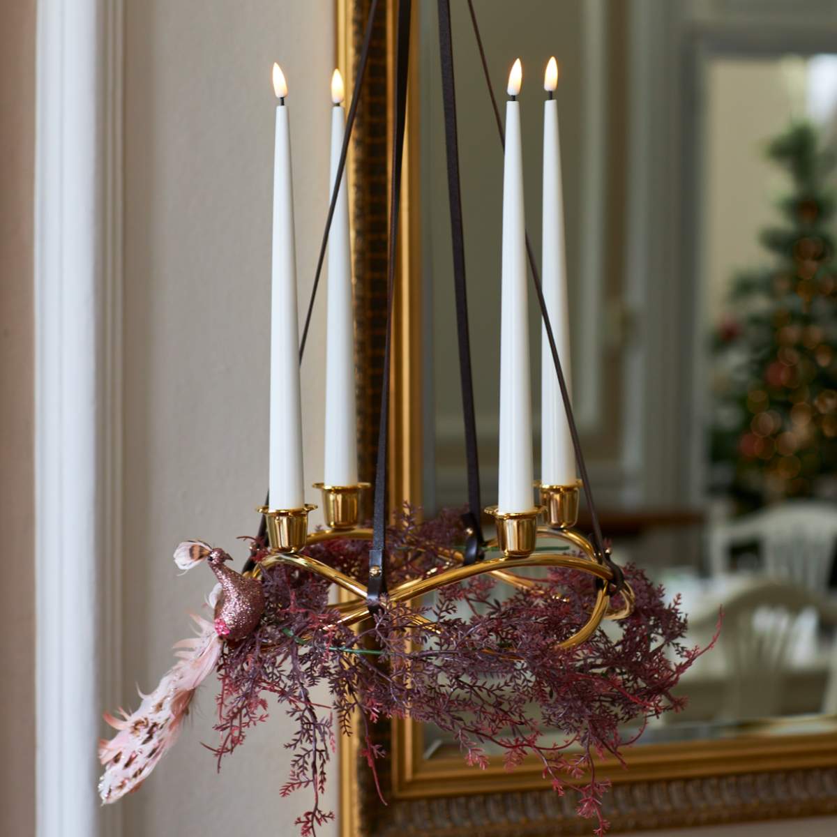 adventskrans lysestager