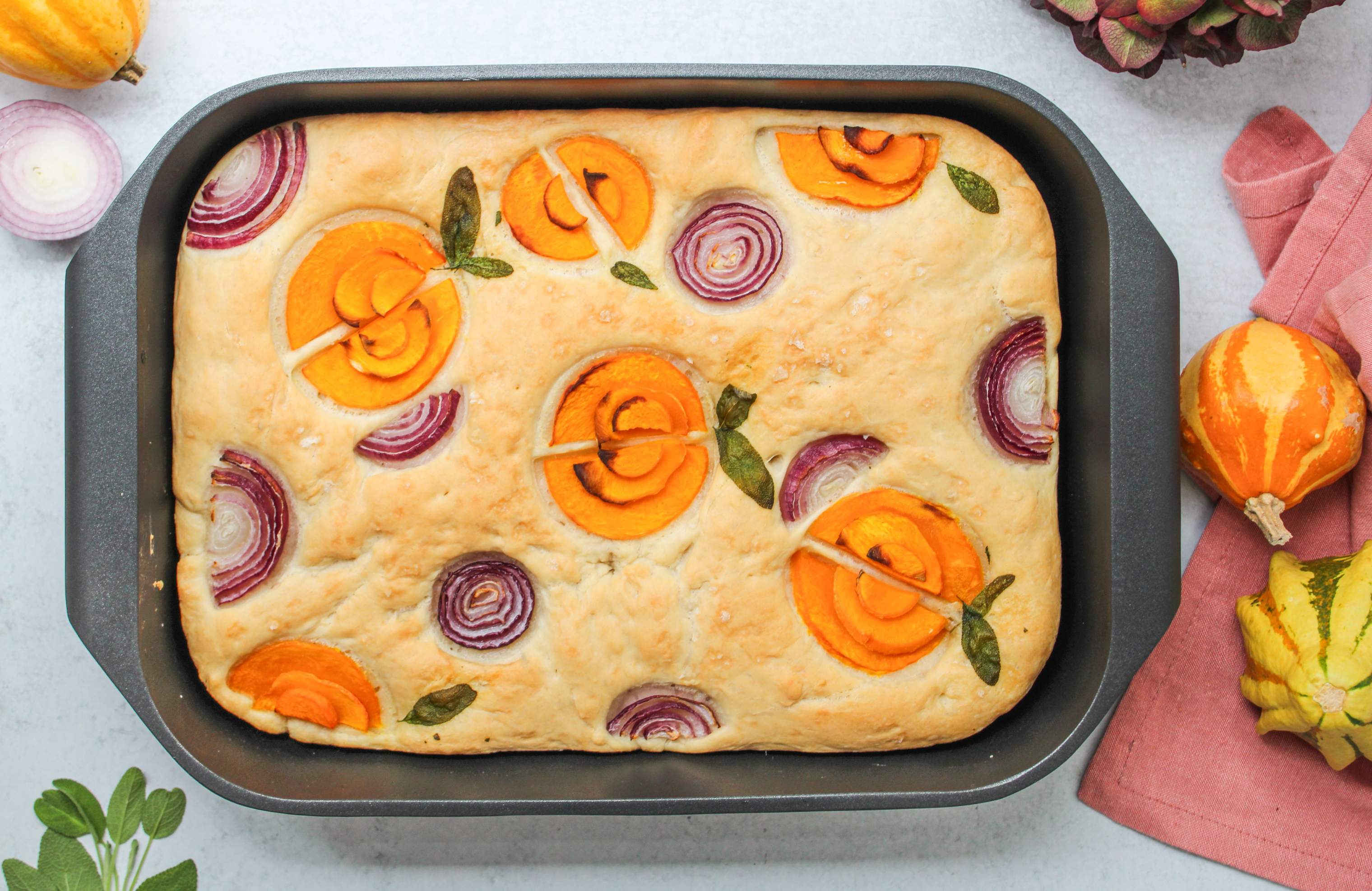 Opskrift: Græskar Foccacia