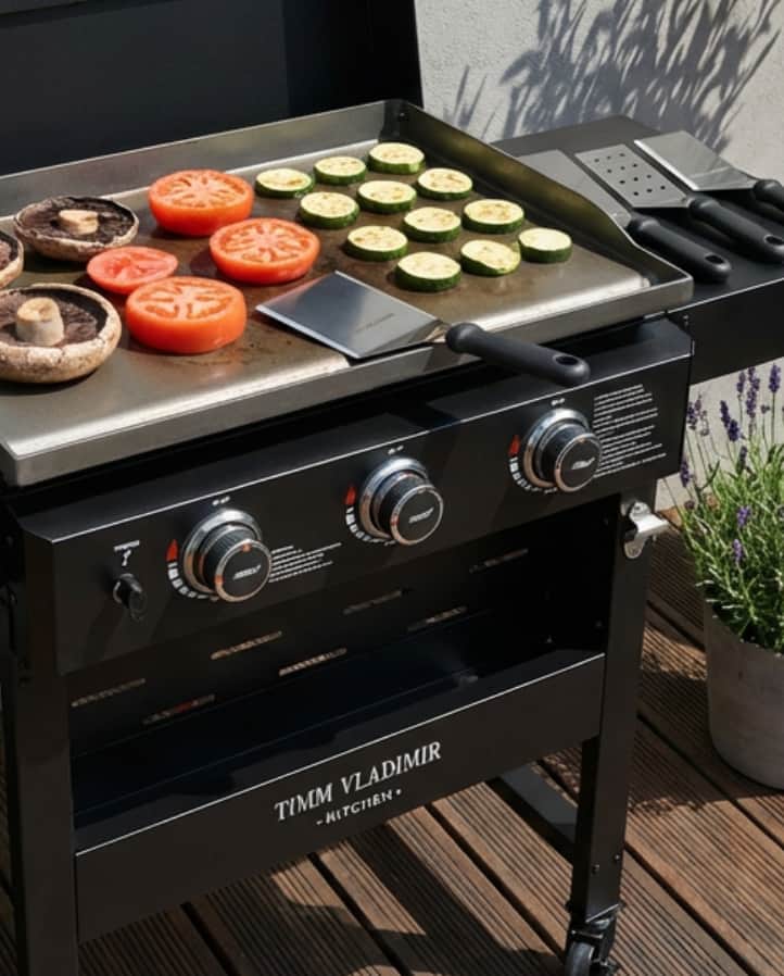 plancha grill klargøring