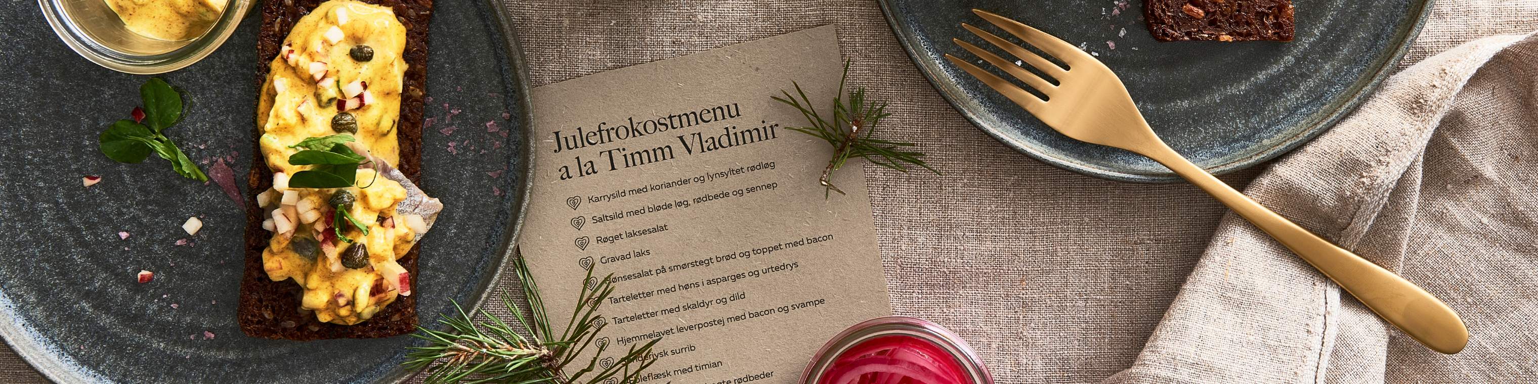 julefrokost menu