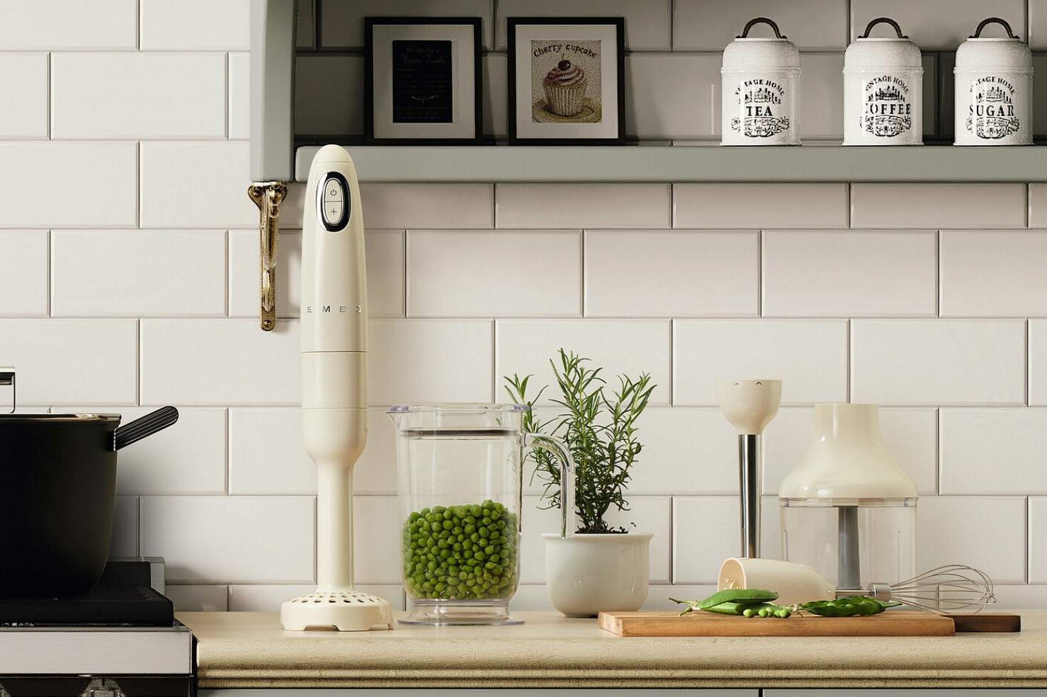 Smeg stavblender med tilbehør