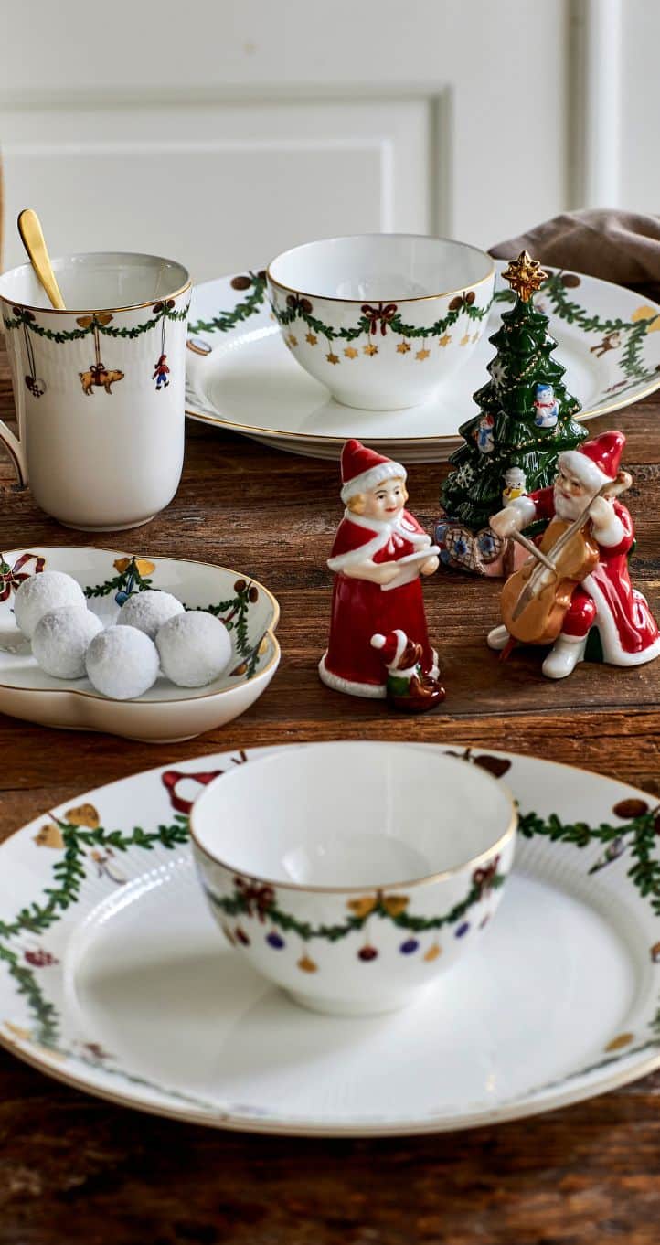 Julestel fra Royal Copenhagen Stjerne Riflet Jul