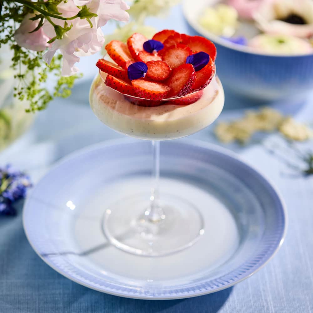 pannacotta i vinglas