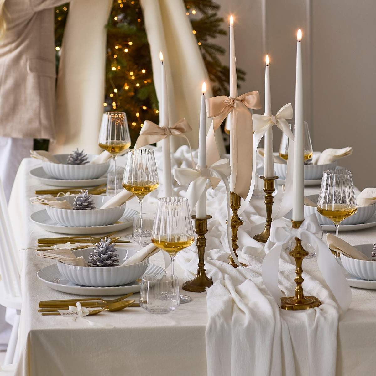 Julebord i blide toner