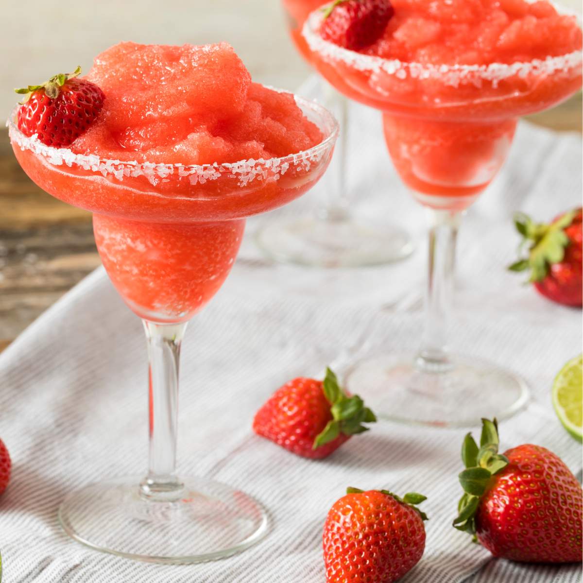 Frozé med jordbær