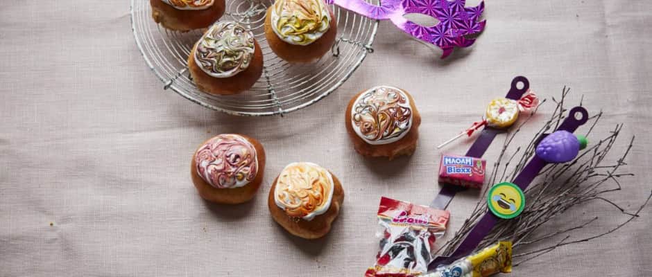 Fastelavnsboller med fuldkorn, remonce og vaniljecreme