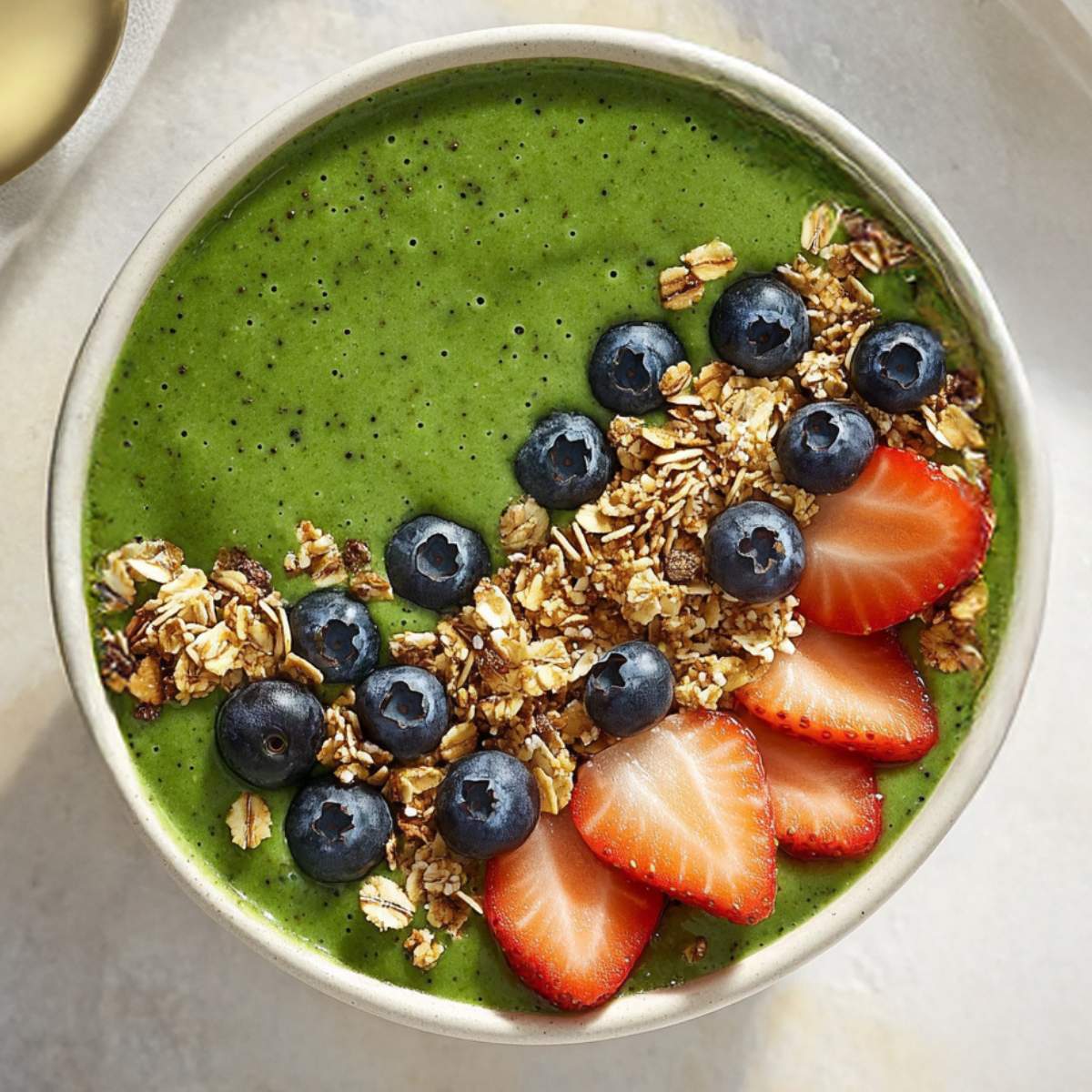 Grøn smoothiebowl