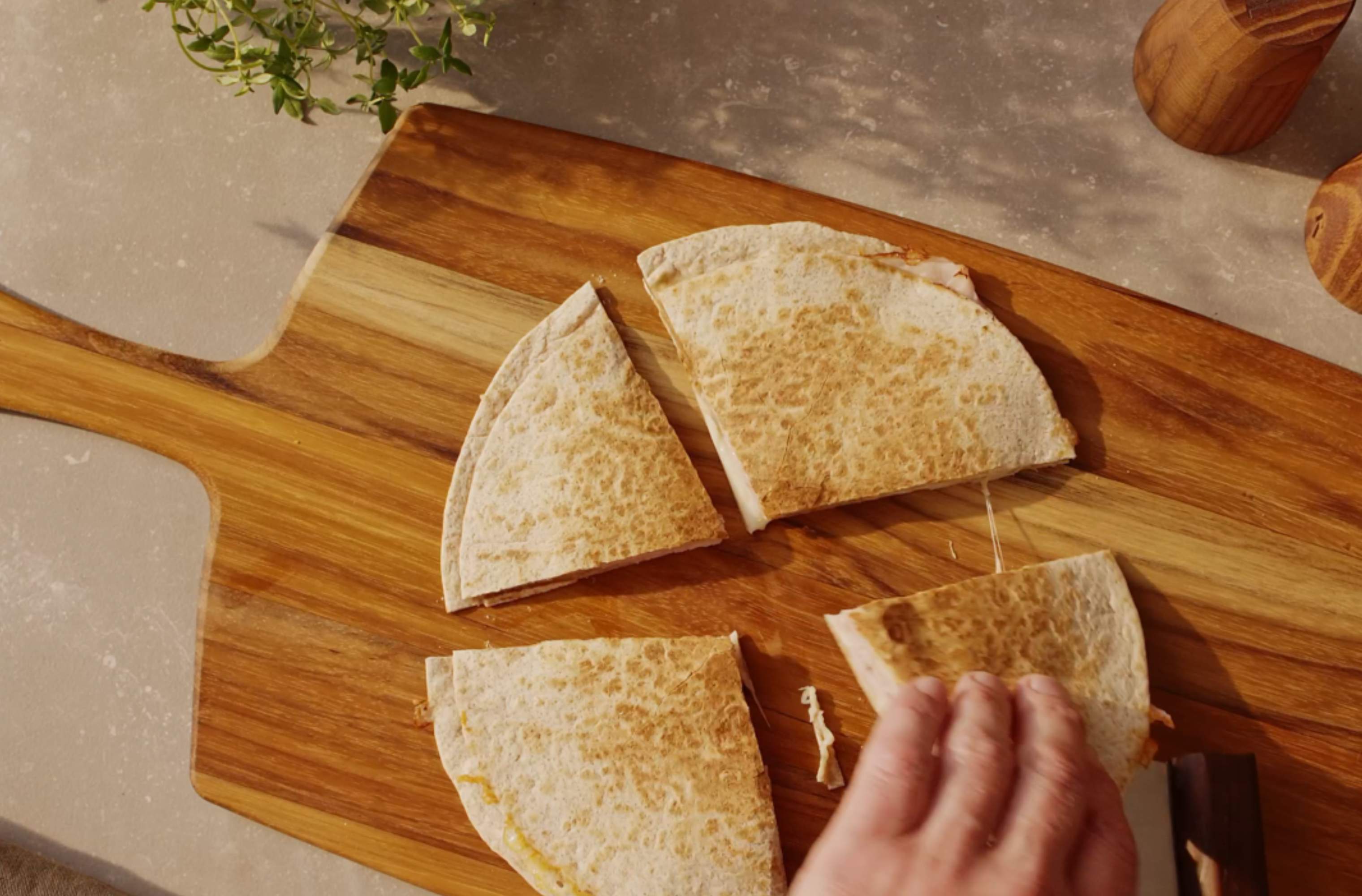 snack wrap quesadilla