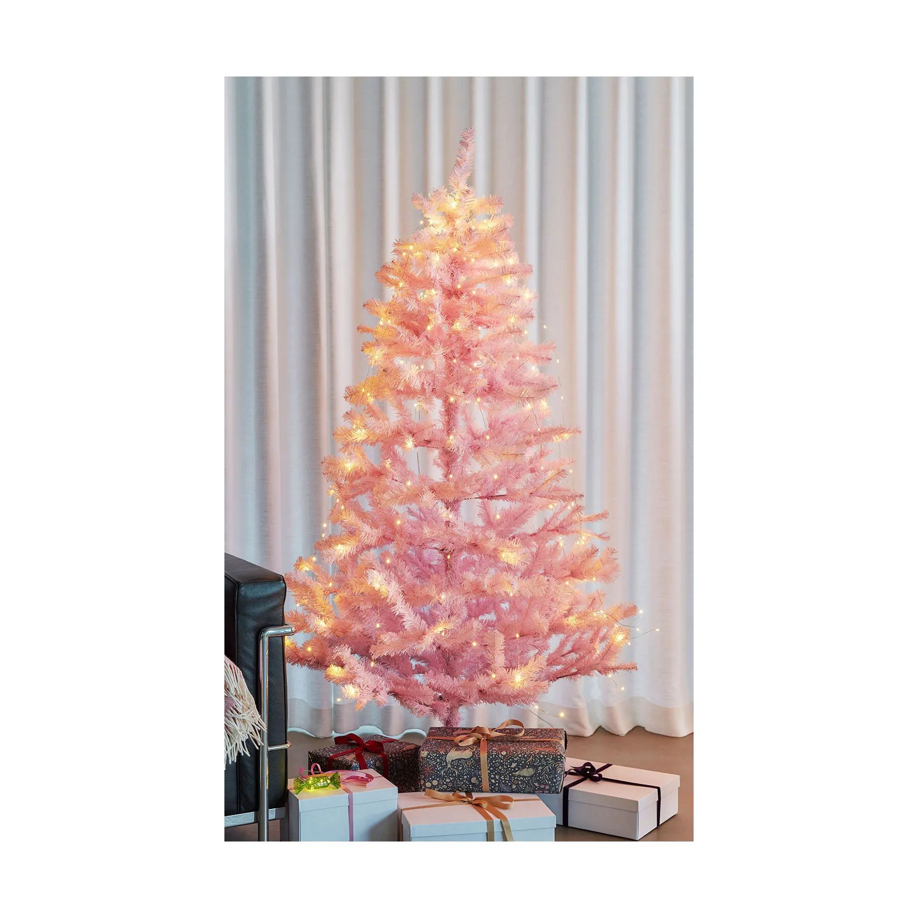 Sirius Juletræer Pinky Kunstigt Juletræ m. LED i 180 cm, 3