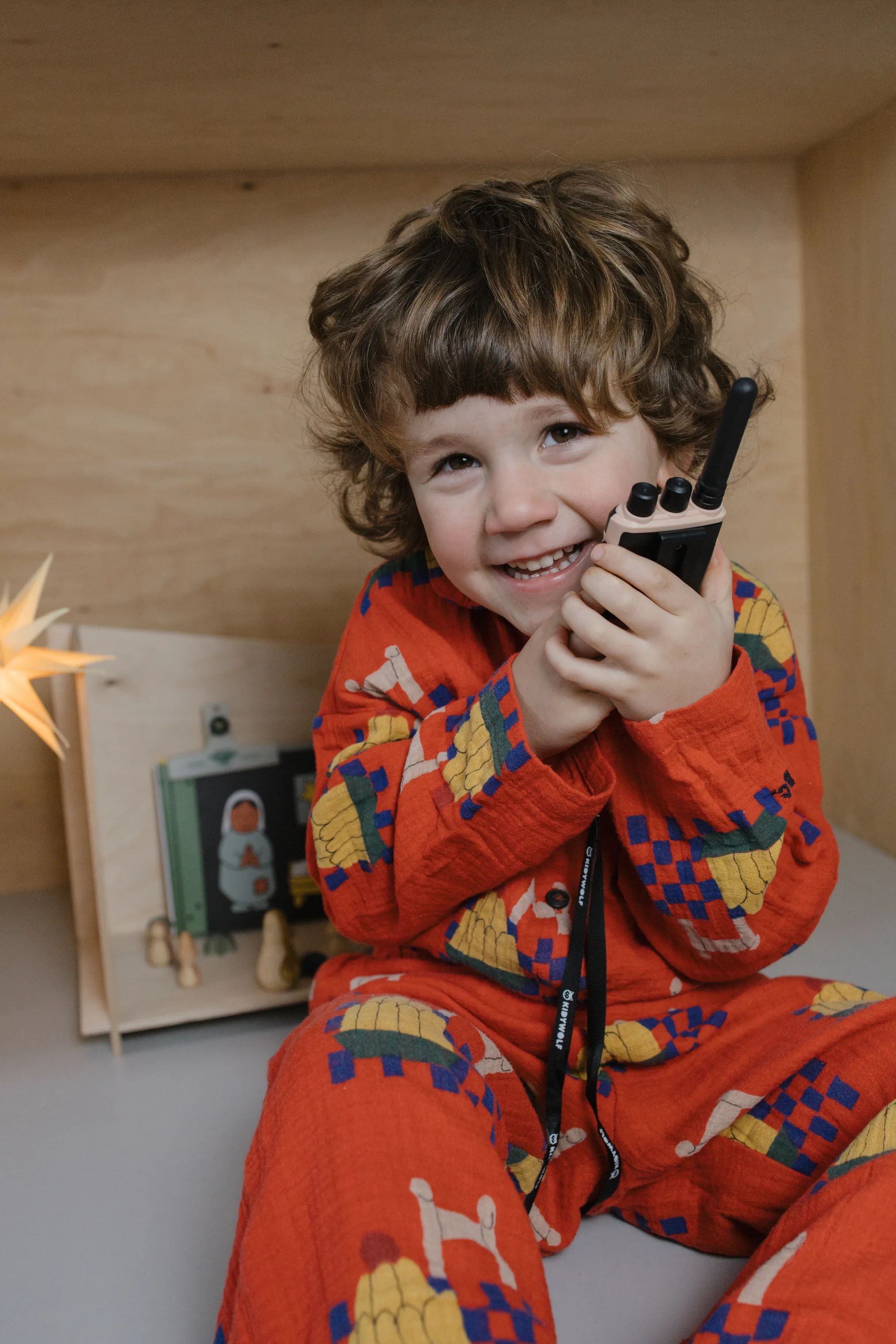 Kidywolf Til børneværelset Walkie Talkie - 2 stk. i Peach/turkis, 3