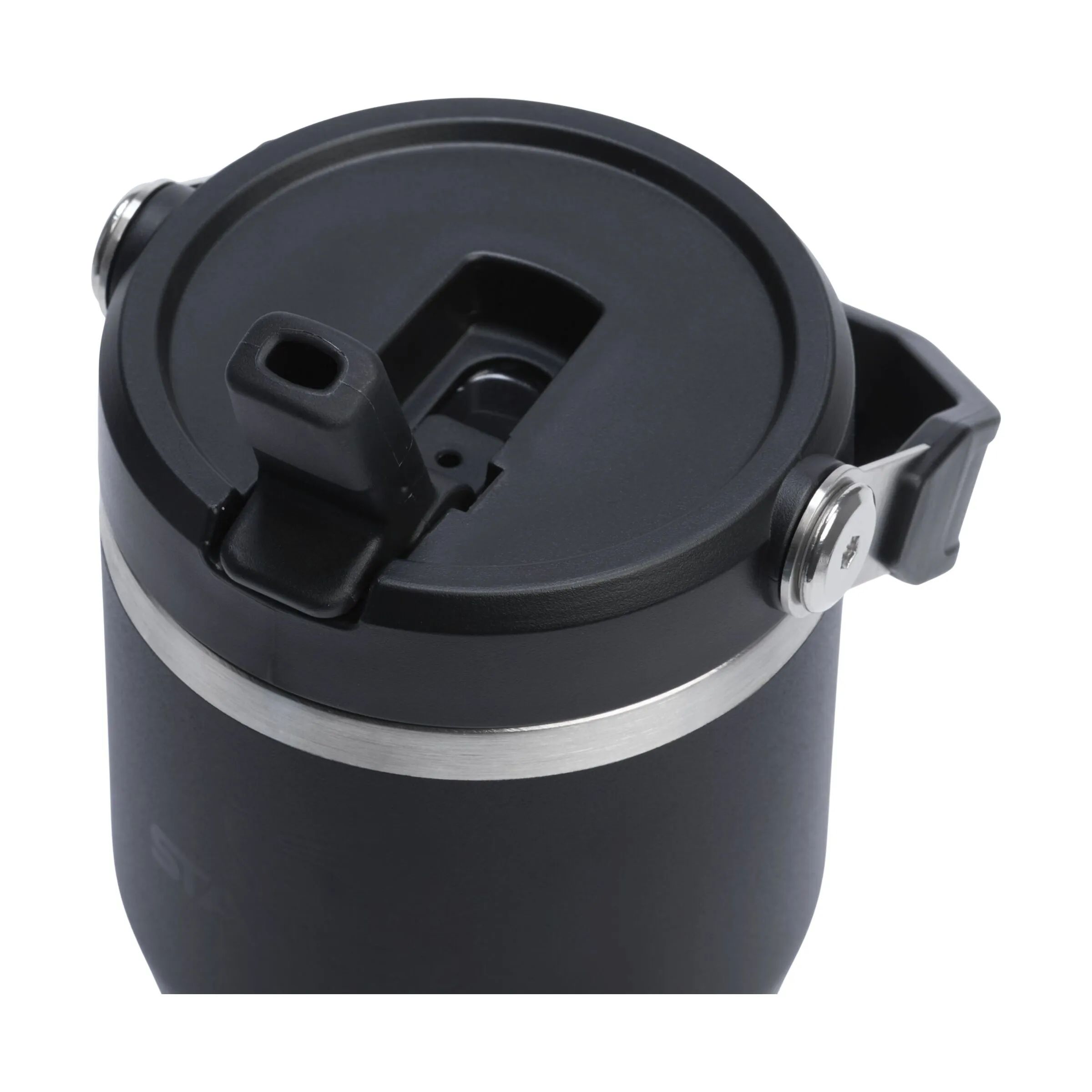 Stanley To go kopper The IceFlow Flip Straw i Black, 0.6 L, 3
