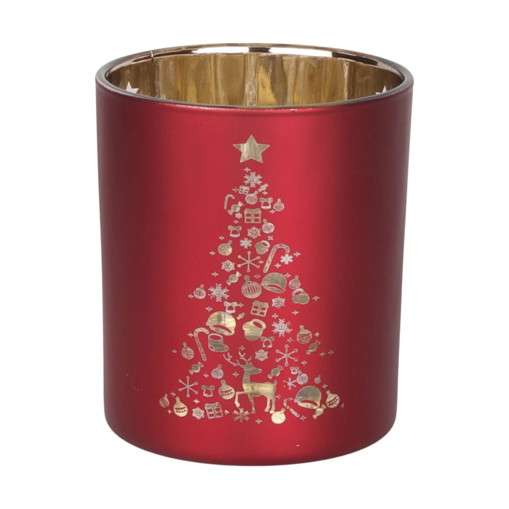 Casa Christmas Jule- og adventsstager Fyrfadsstage i 10 cm, 1
