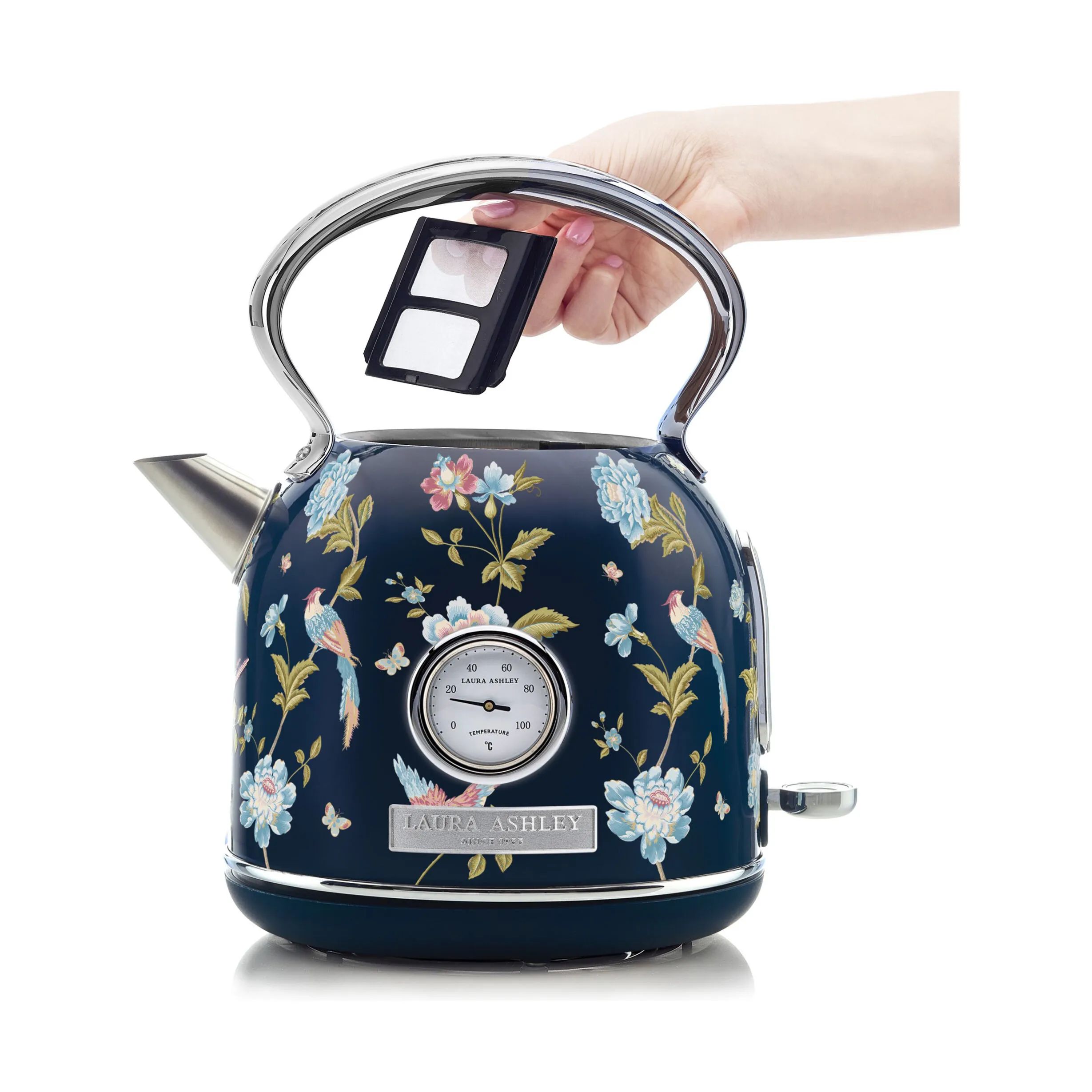 Laura Ashley Elkedler Elkedel - Kuppel i Elveden Navy, 3