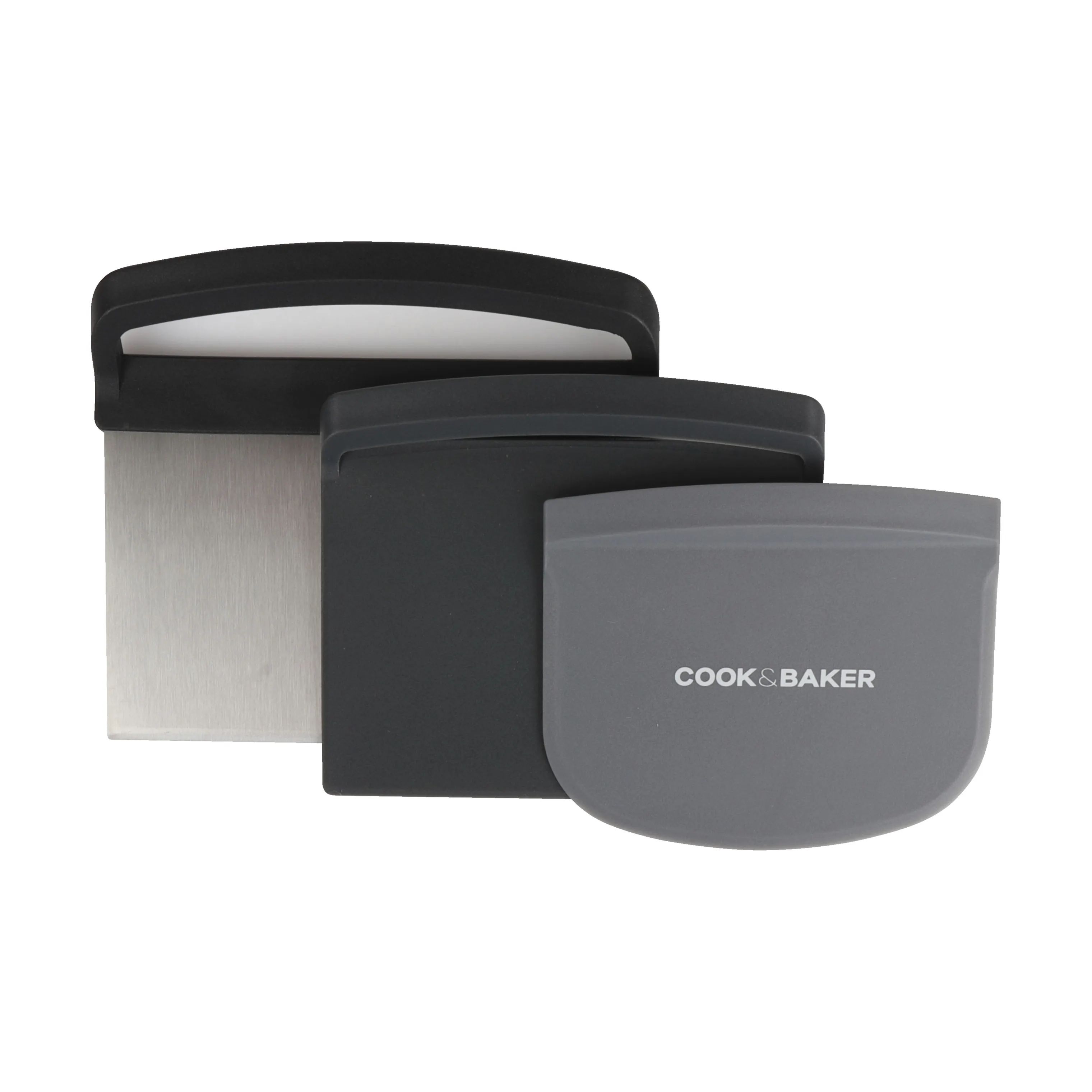 Cook & Baker Bageredskaber Dejcutter - 3 stk. i Grå, 4