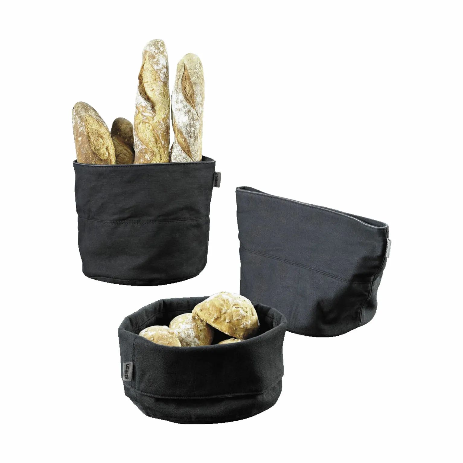 Stelton Brødposer Classic Brødpose i Sort, 25 cm, 3