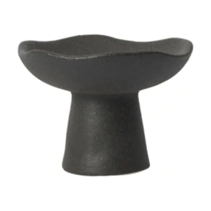 Broste Copenhagen Bloklysestage Momo Lysestage i Sort, 9 cm, 1