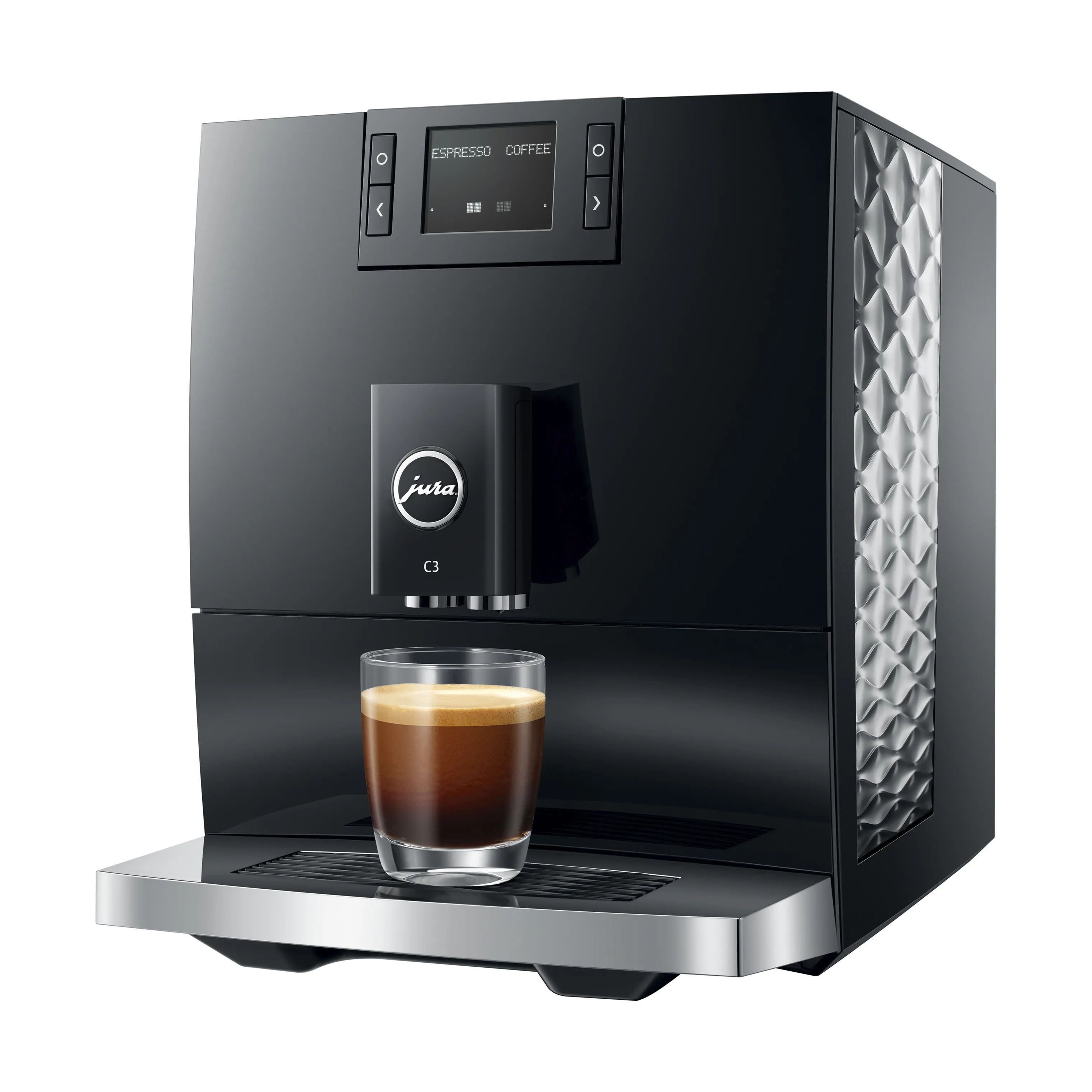 JURA Espressomaskiner C3 (EA) Espressomaskine i Sort Diamond Black, 3
