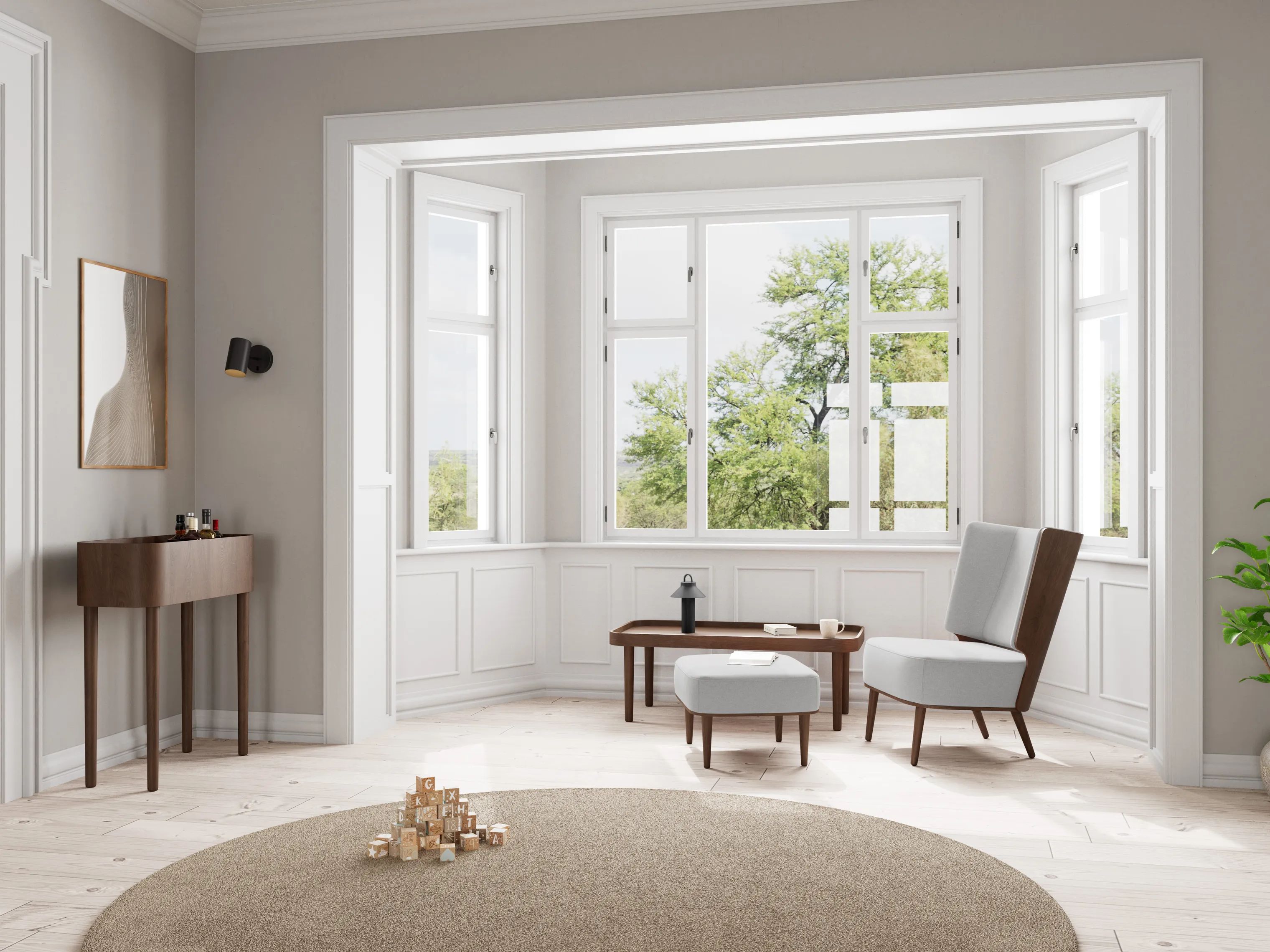 Novoform Sofaborde Serena Sofabord i Dark stained oak, 2