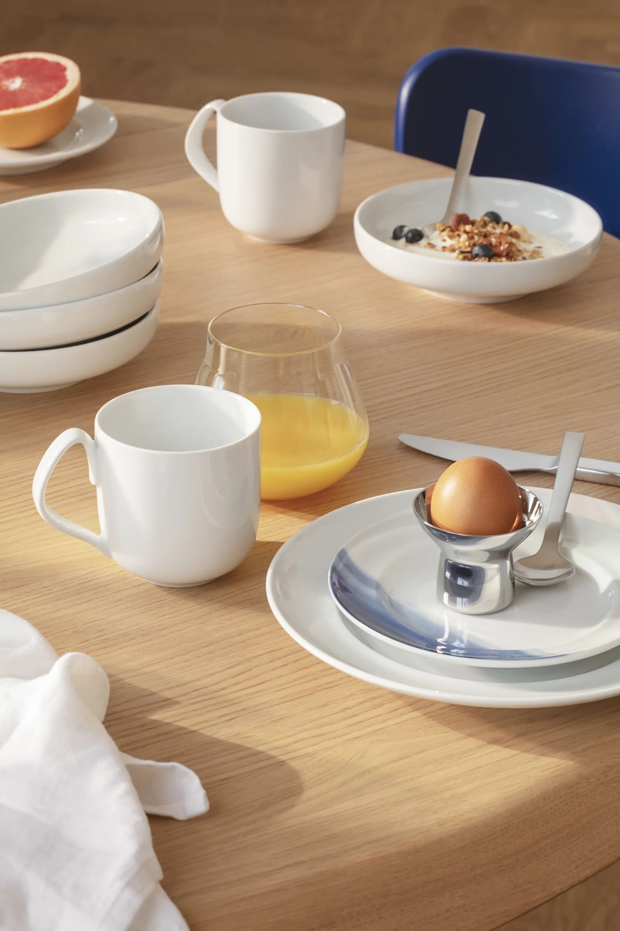 Georg Jensen Kagetallerkener Henning Koppel Koppel Sidetallerken i Hvid, 2