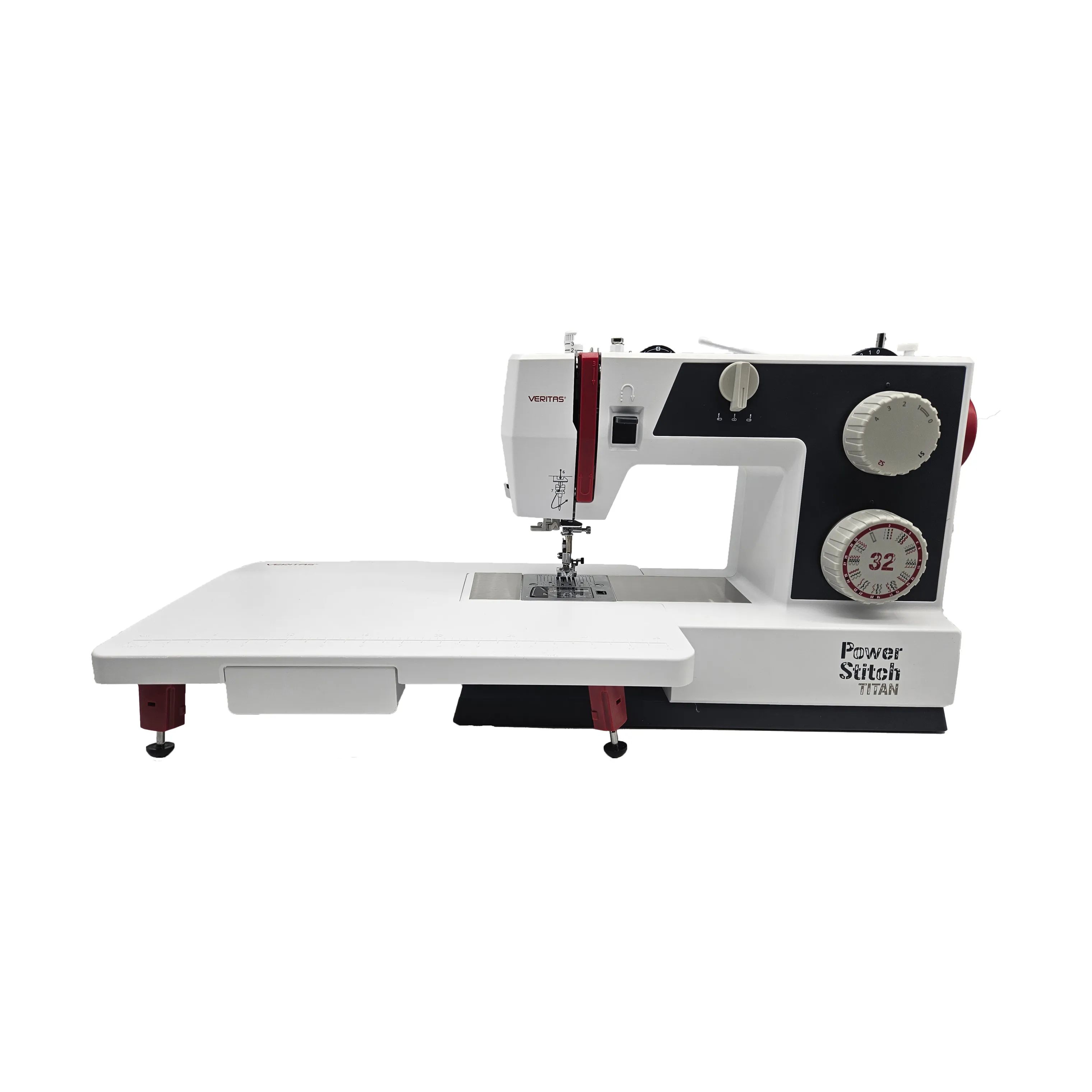 VERITAS Symaskiner Powerstitch 32 Titan Overlock i Hvid, 1