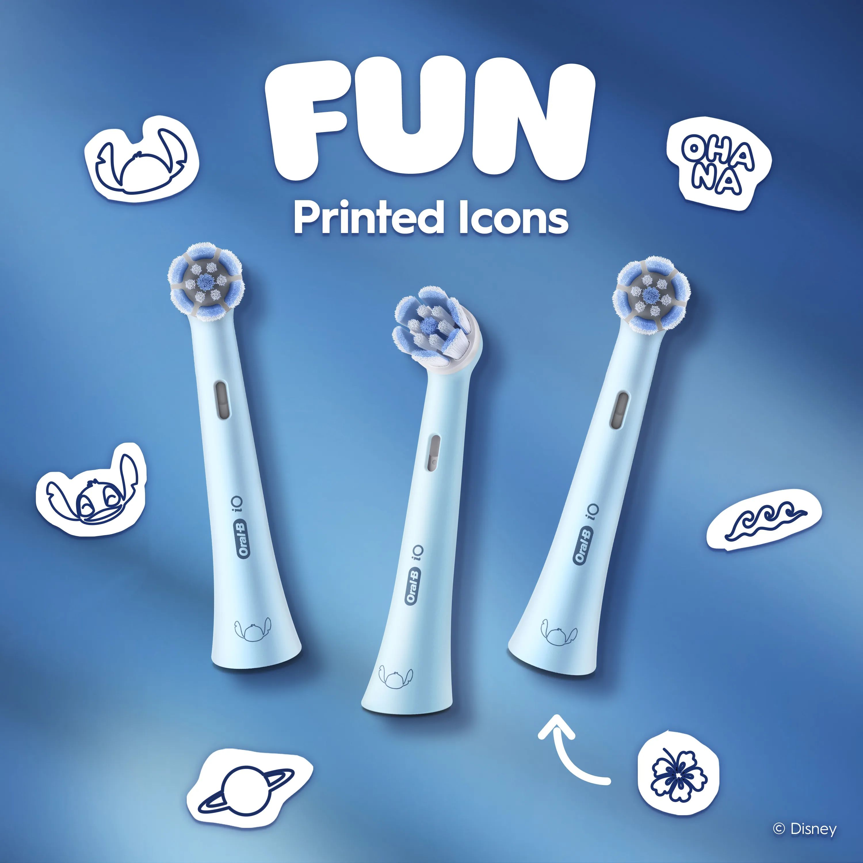 Oral-B Tandbørstehoveder iO Kids Børstehoveder - 3 stk. i Stitch, 5