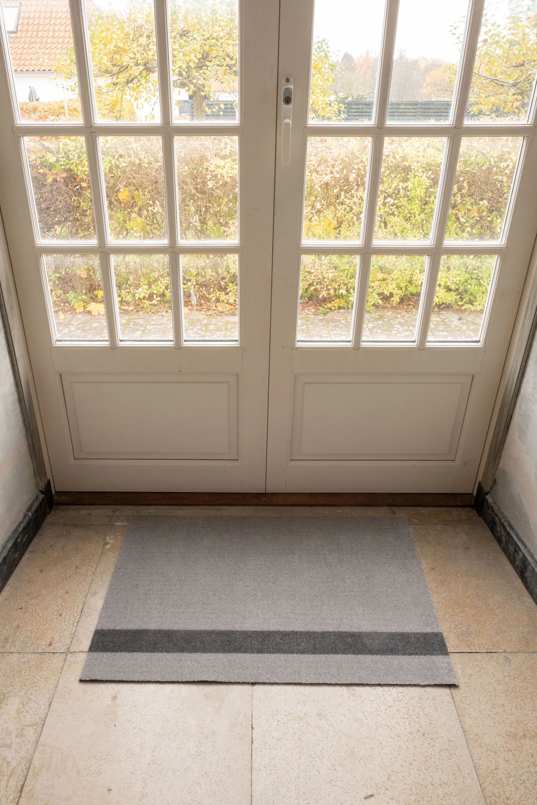 Tica Copenhagen Dørmåtter Stripes Vertikal Gulvmåtte i steelgrey, B60 x L90 cm, 2