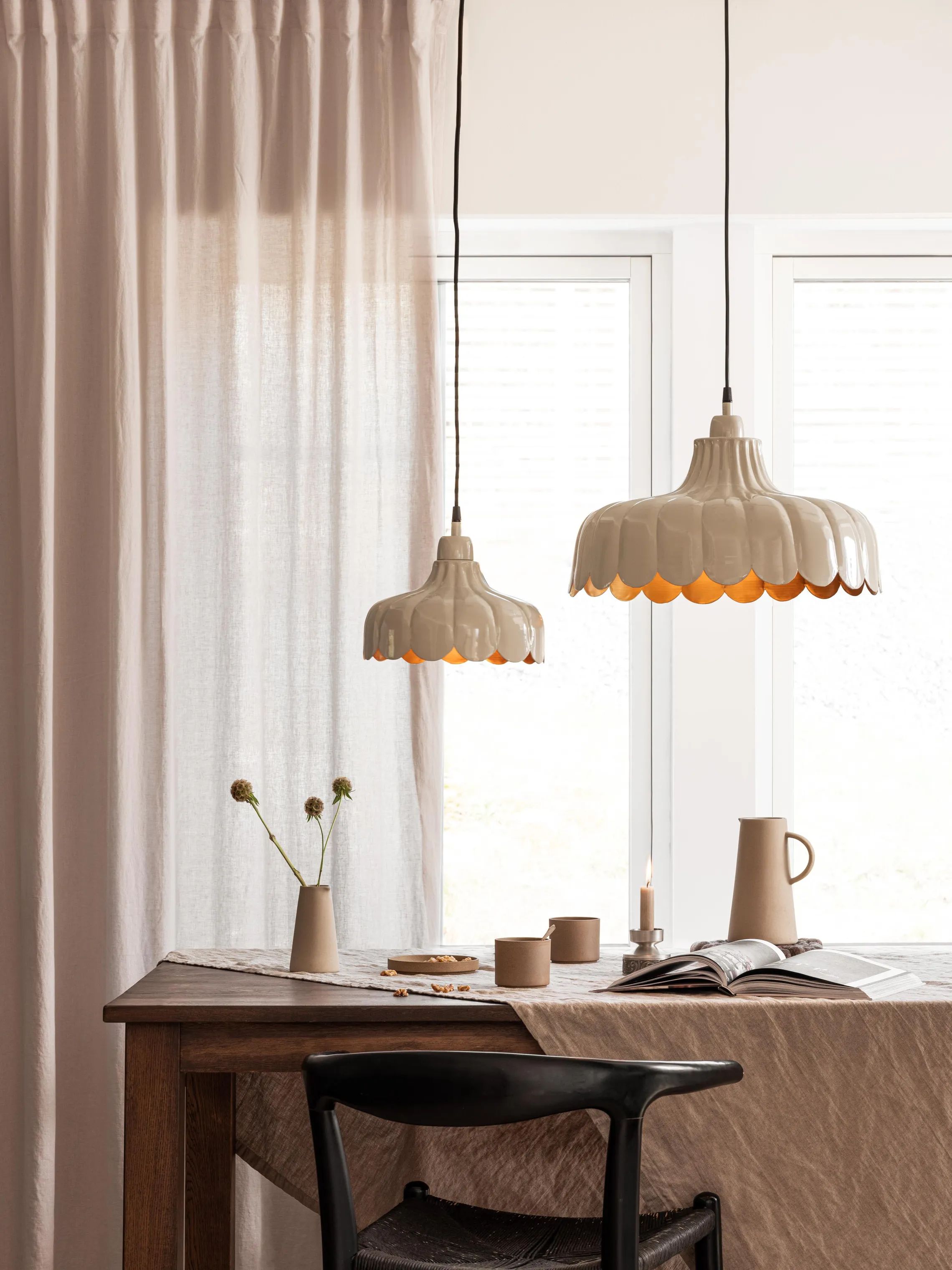 PR Home Pendler Wells Pendel i Beige, 45 cm, 3