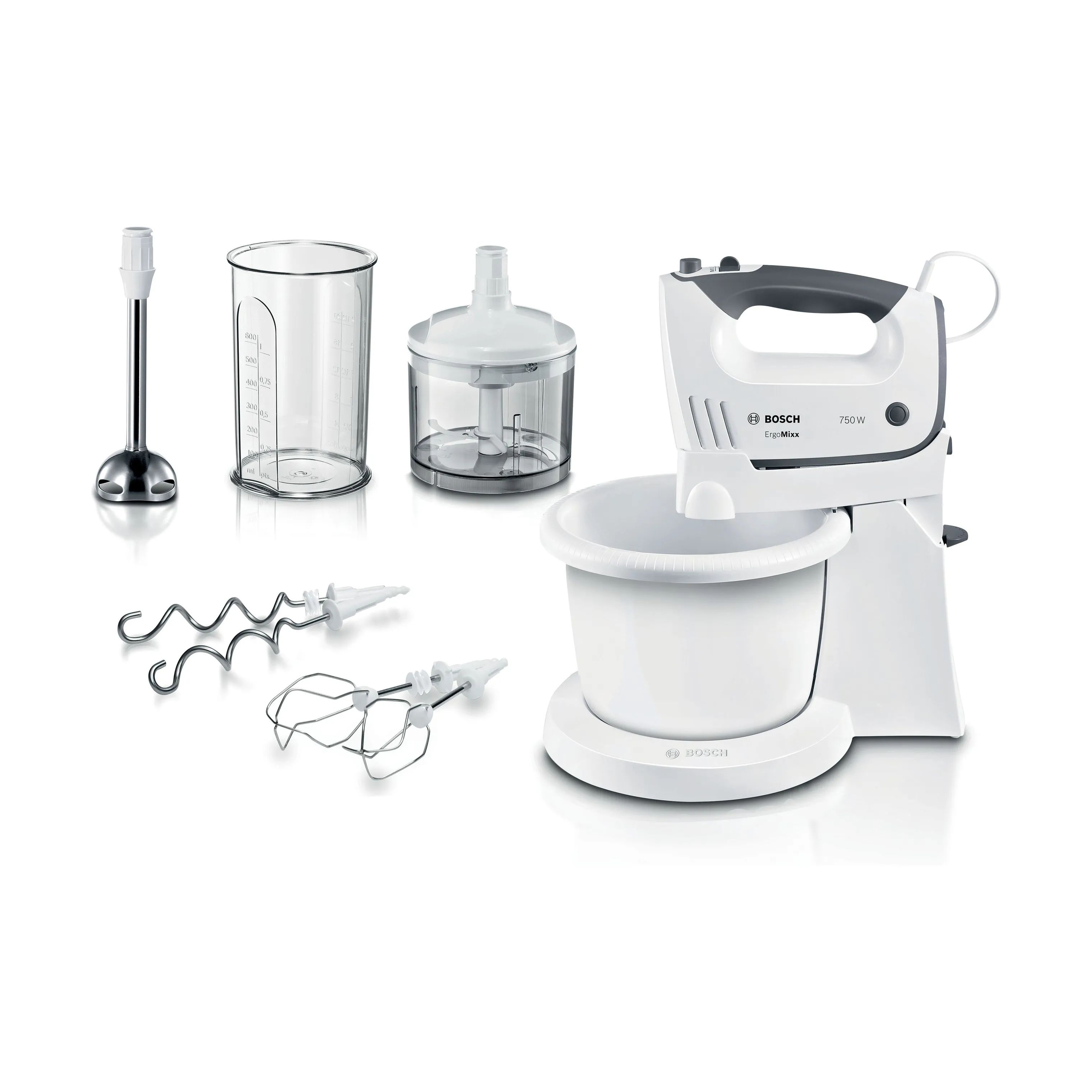 Bosch Håndmixere ErgoMixx Håndmixer m. skål i Hvid, 1