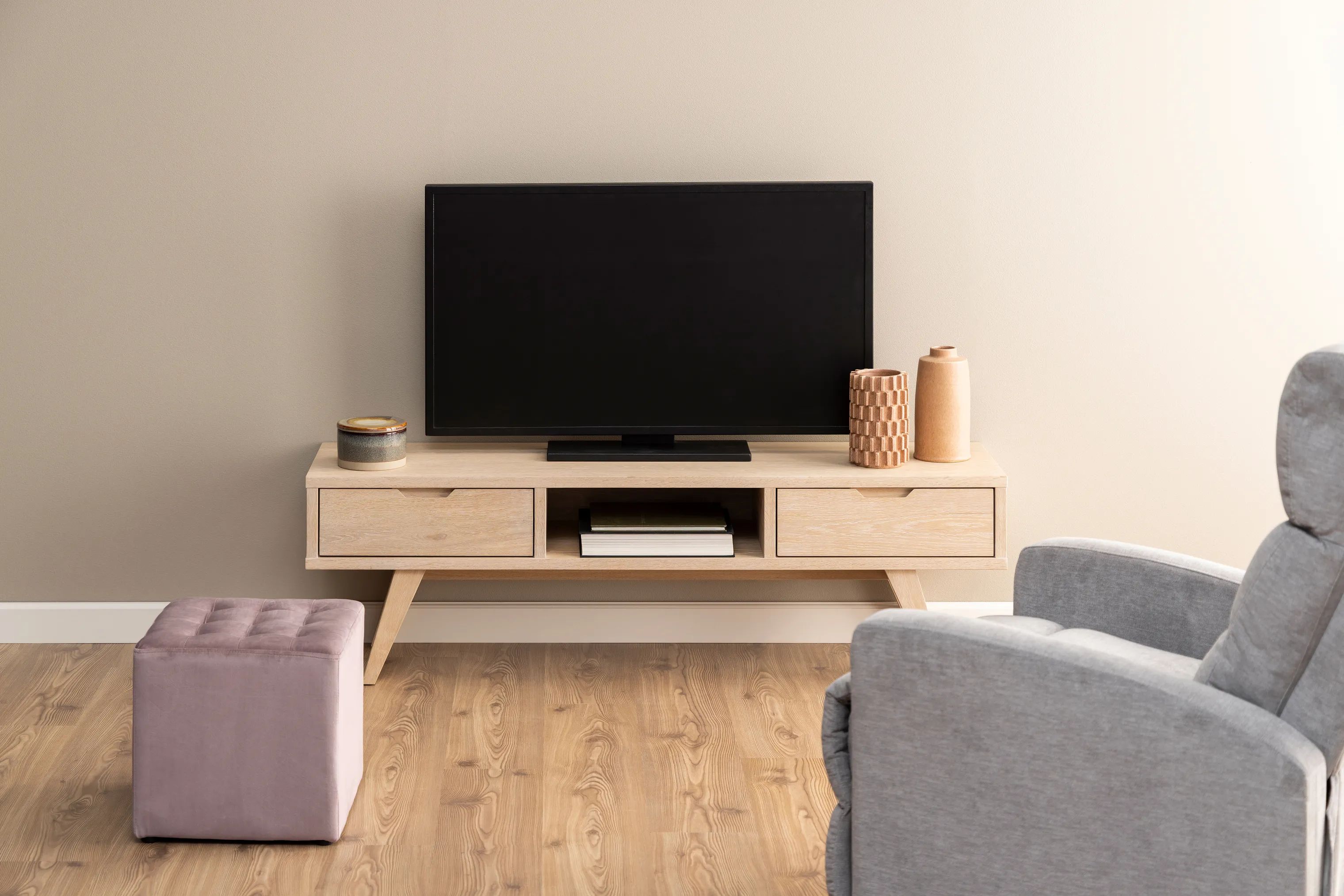 CASA Living TV-borde A-Line TV-bord i Eg, 2