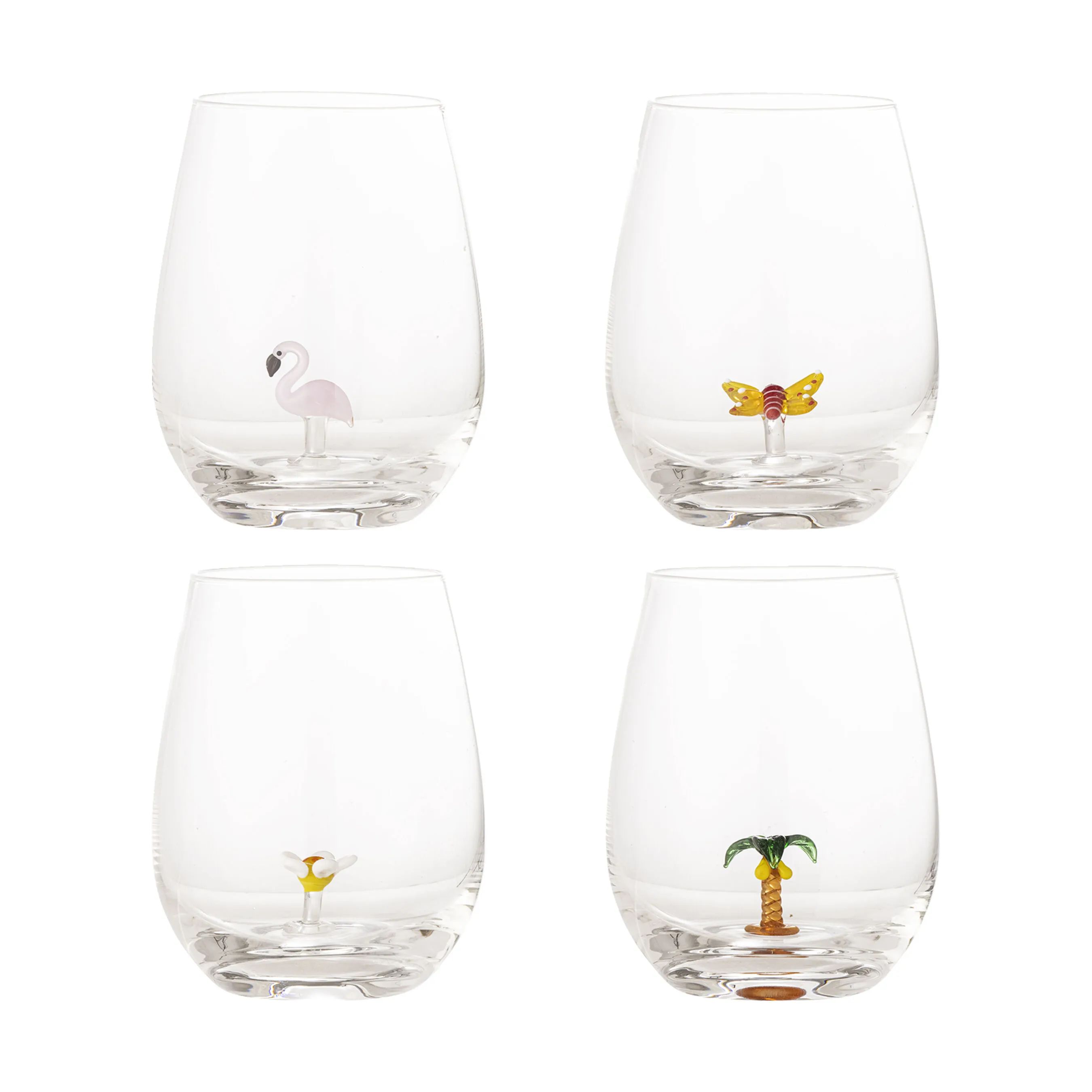 Bloomingville Vandglas Misa Vandglas - 4 stk. i Klar, 1