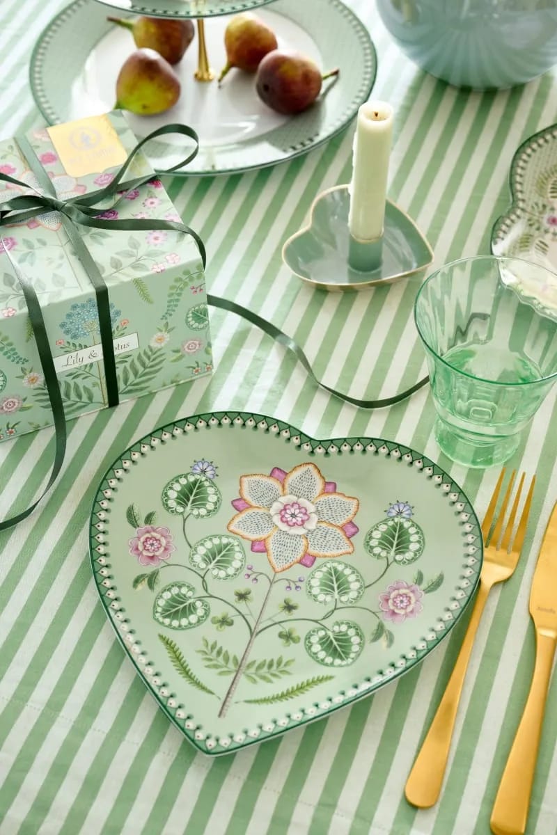 PIP Studio Frokosttallerkener Lily & Lotus Tallerken - 2 stk. i Green, 2